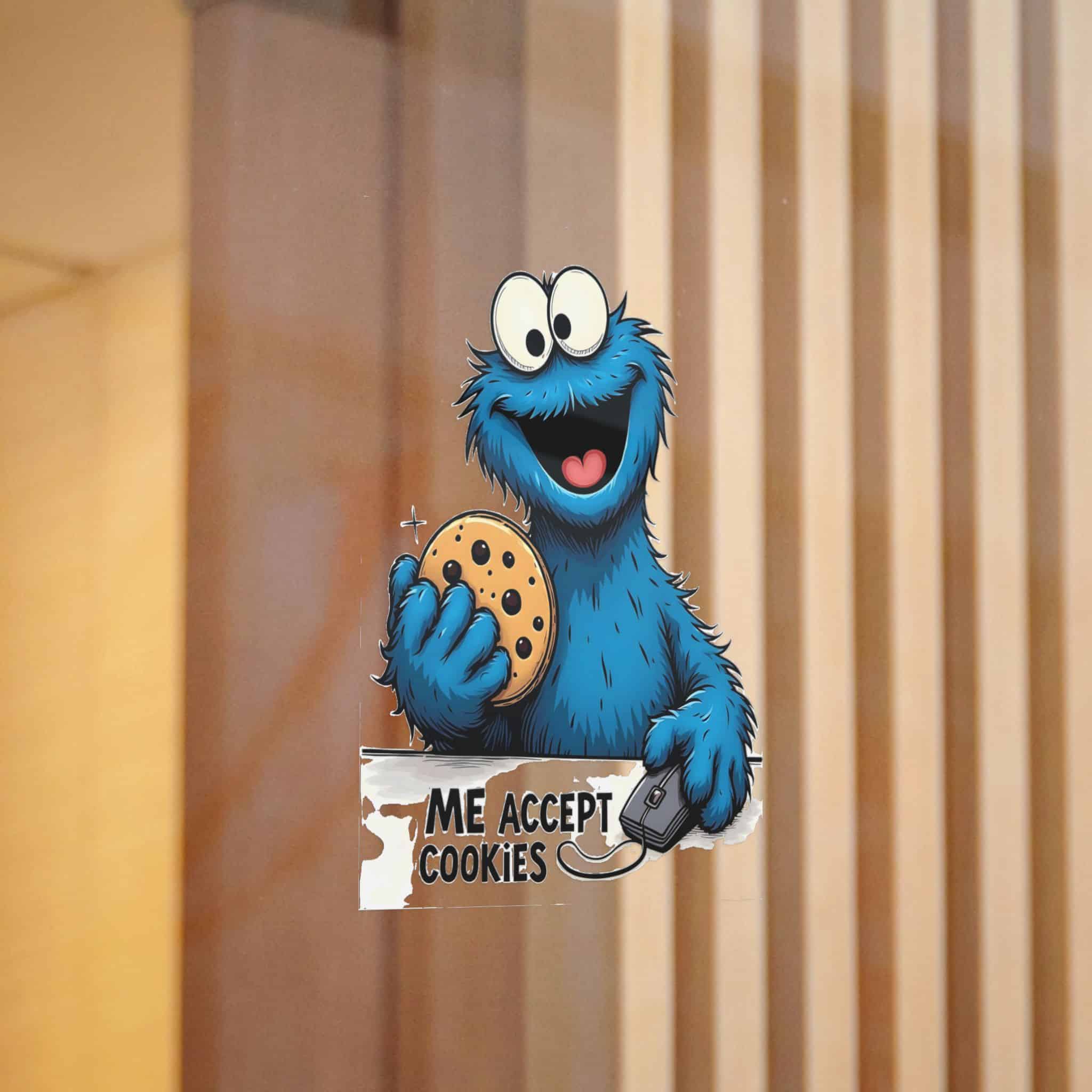 Me Accept Cookies (4) Die Cut Stickers Dtf - Image 12