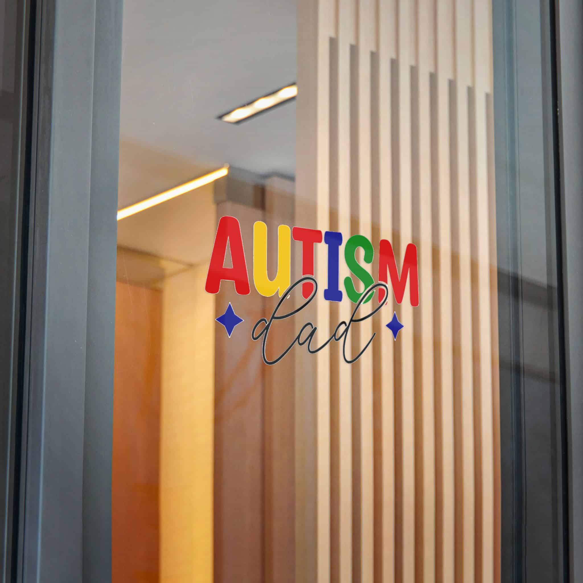 Autism Dad Die Cut Stickers Dtf - Image 32
