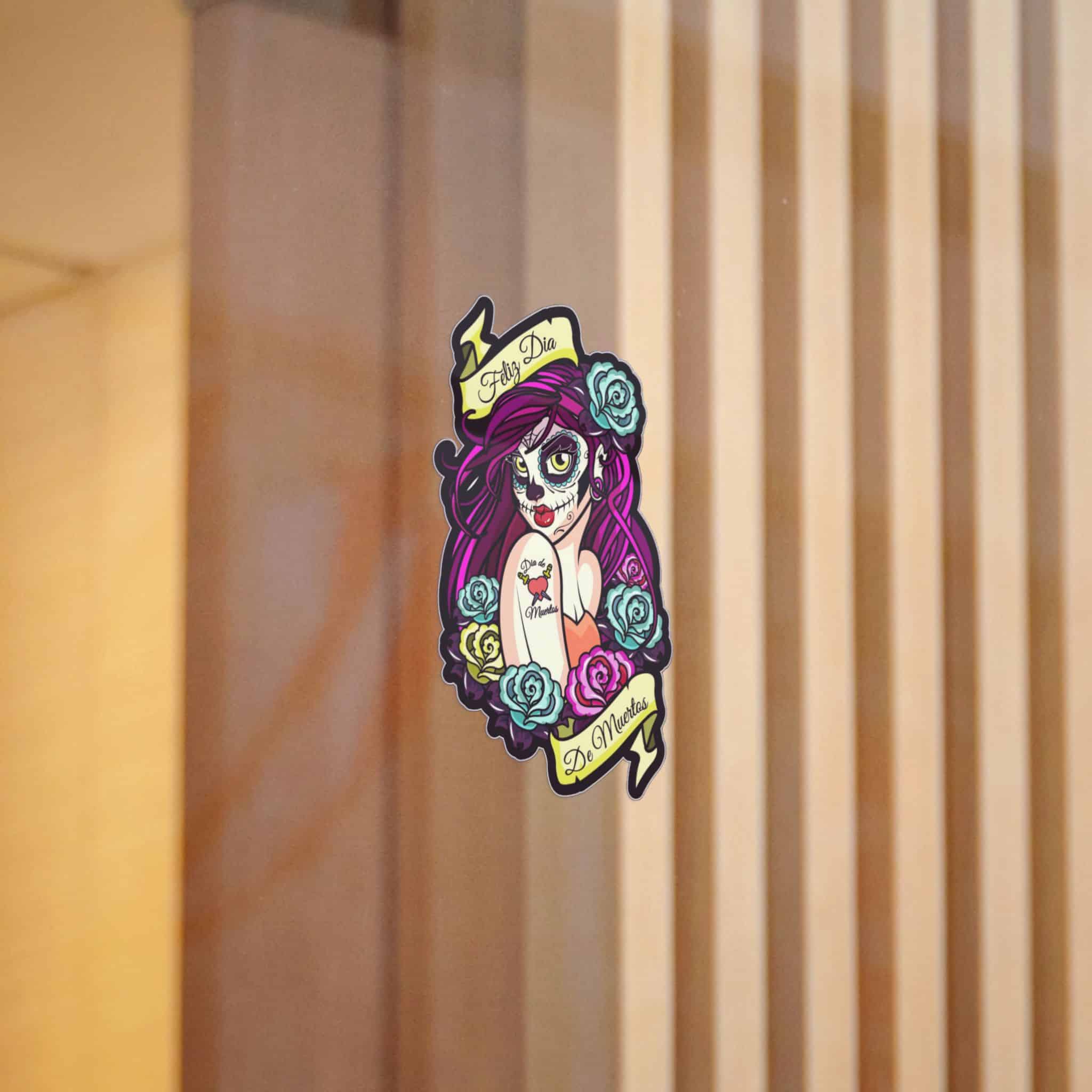 Feliz Dia de Muertos Die Cut Stickers Dtf - Image 6