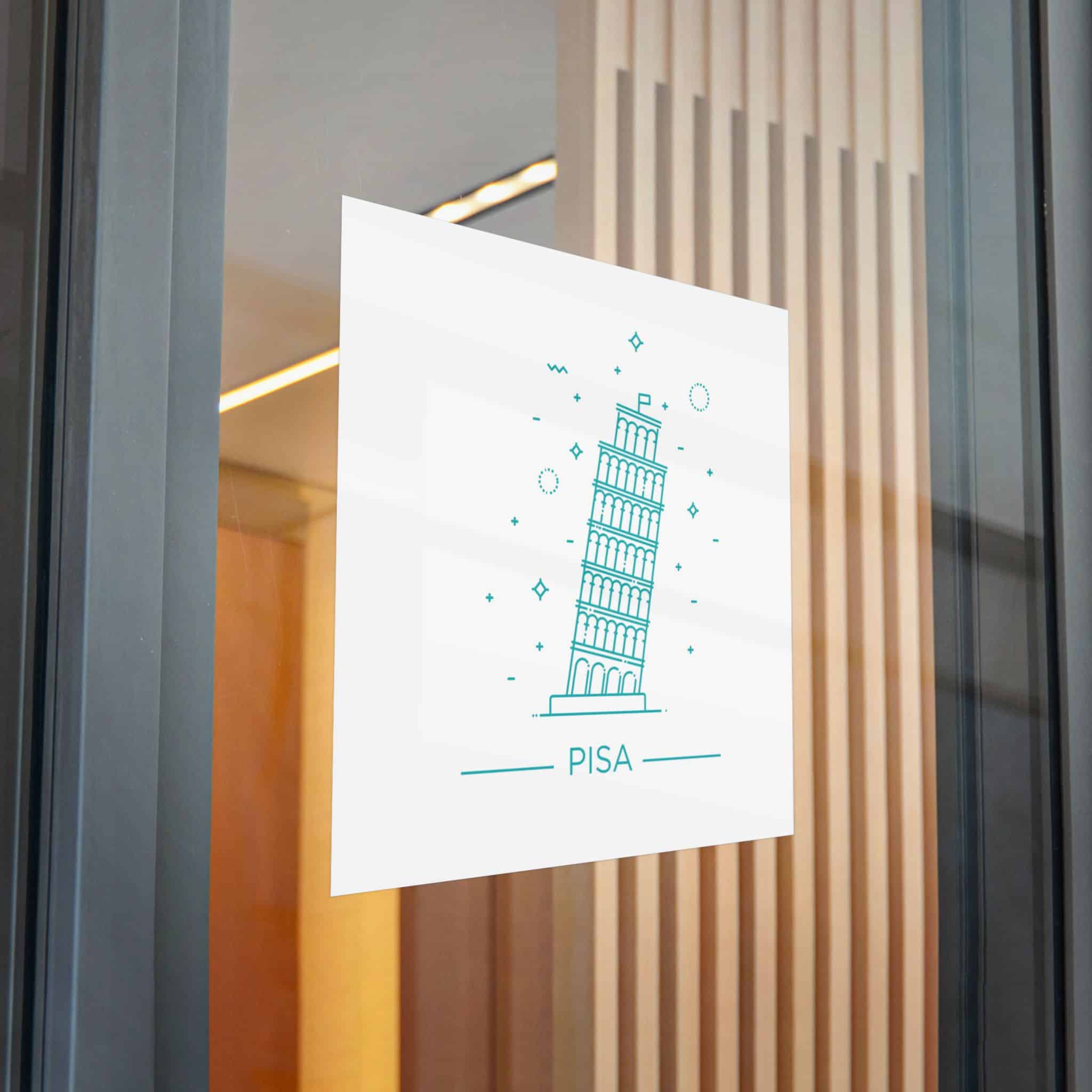 Pisa Die Cut Stickers Dtf - Image 30