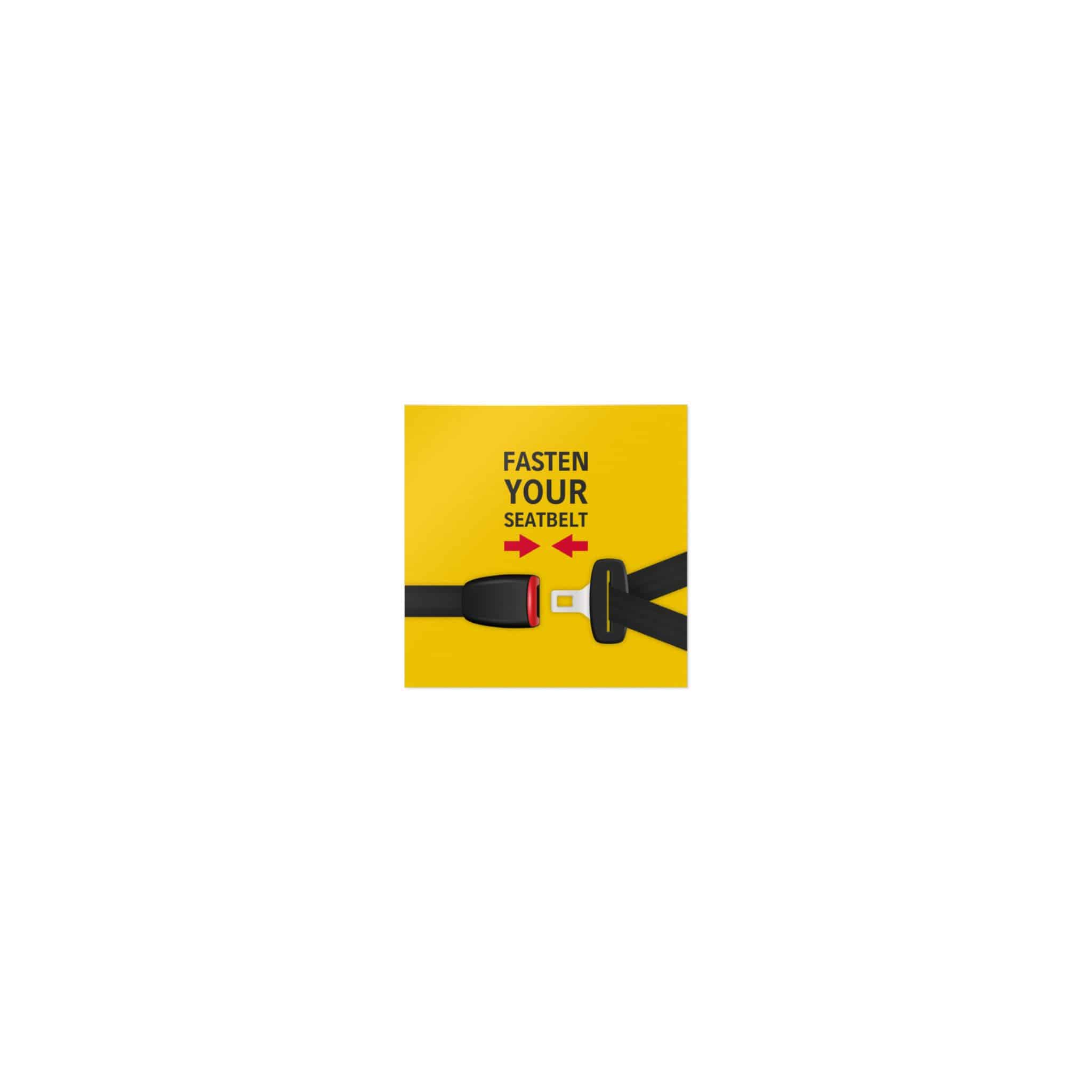 Vector 3d Realistic Blocked Passenger Seat Belt Clopeup(1) Die Cut Stickers Dtf - Image 7