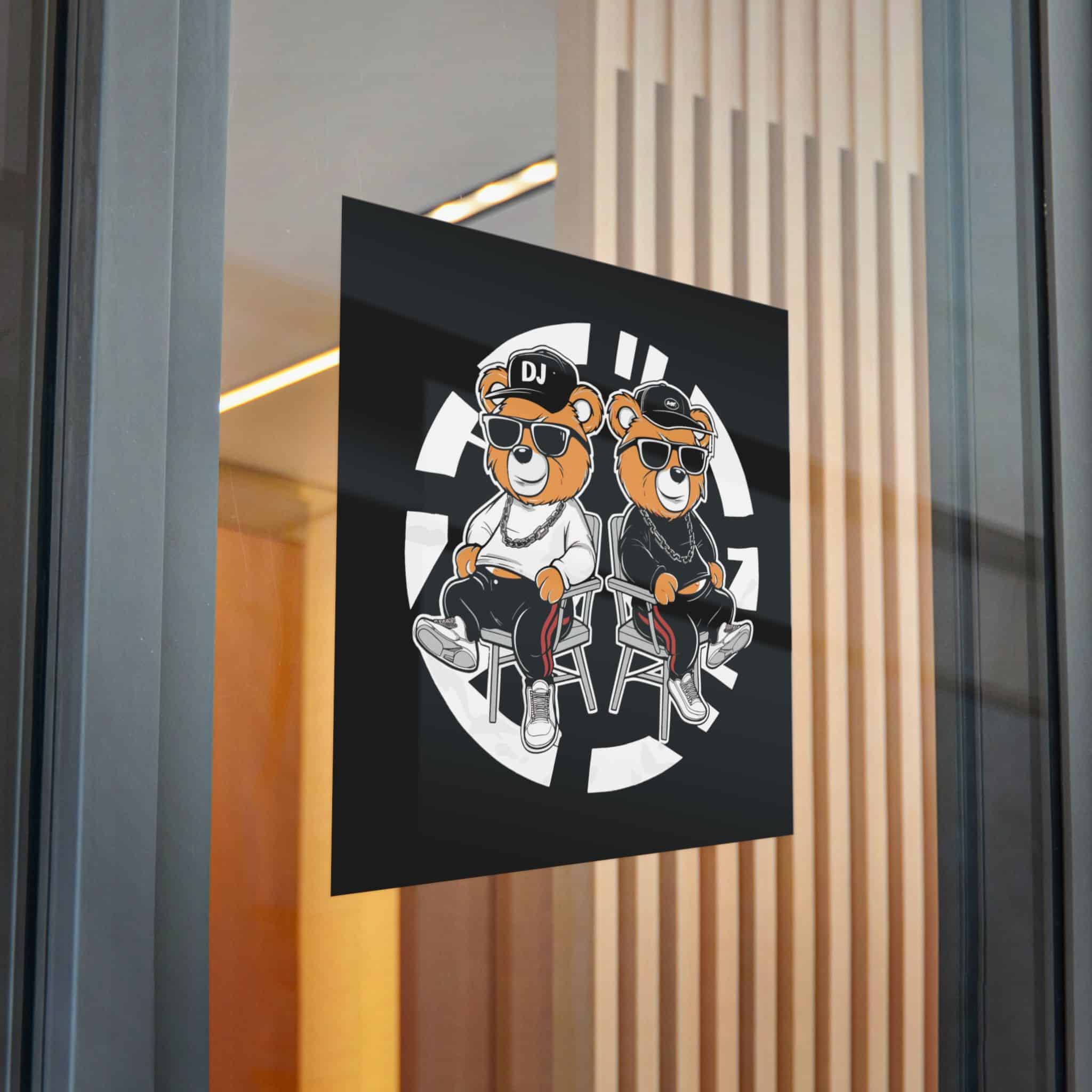 Funny Bear Cartoon T Shirt Design Die Cut Stickers Dtf - Image 30