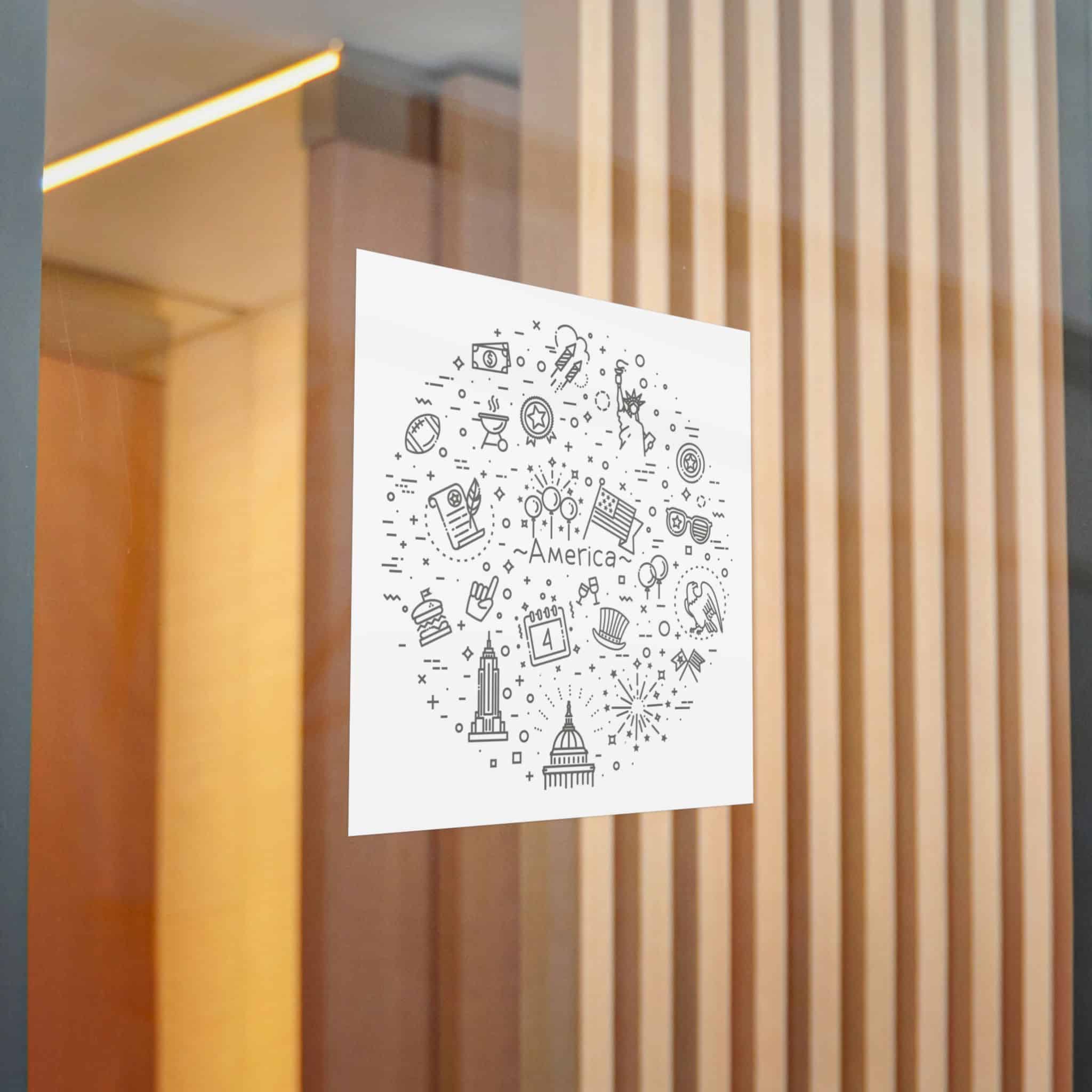 Independence Die Cut Stickers Dtf - Image 20
