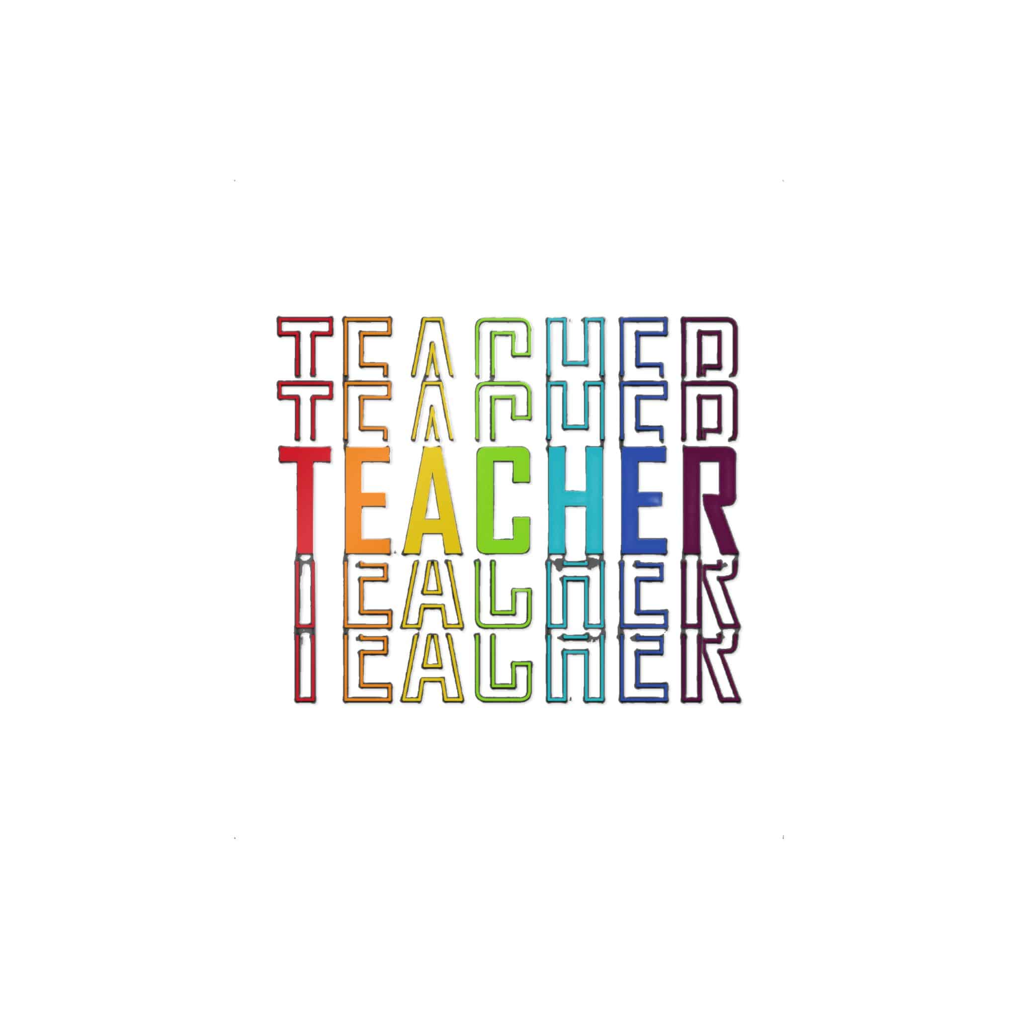Teacher Die Cut Stickers Dtf - Image 25