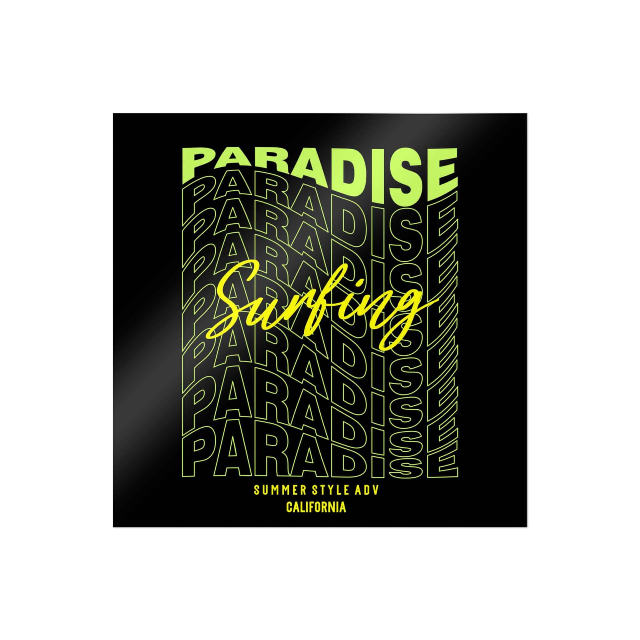 Paradise Surfing Die Cut Stickers Dtf - Image 21