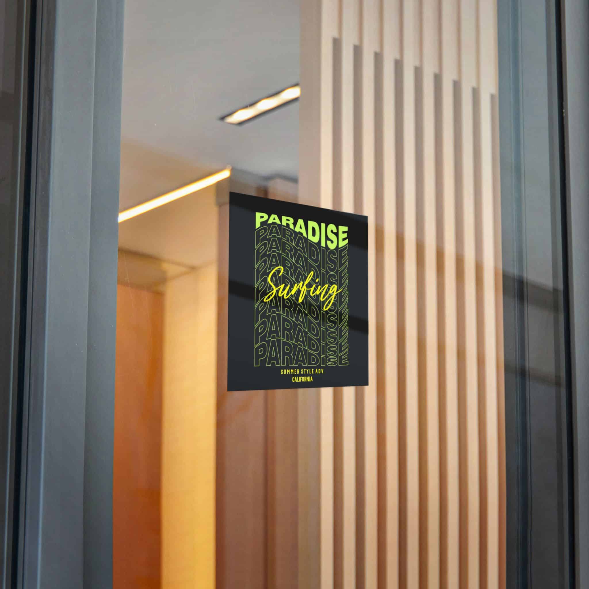 Paradise Surfing Die Cut Stickers Dtf - Image 24