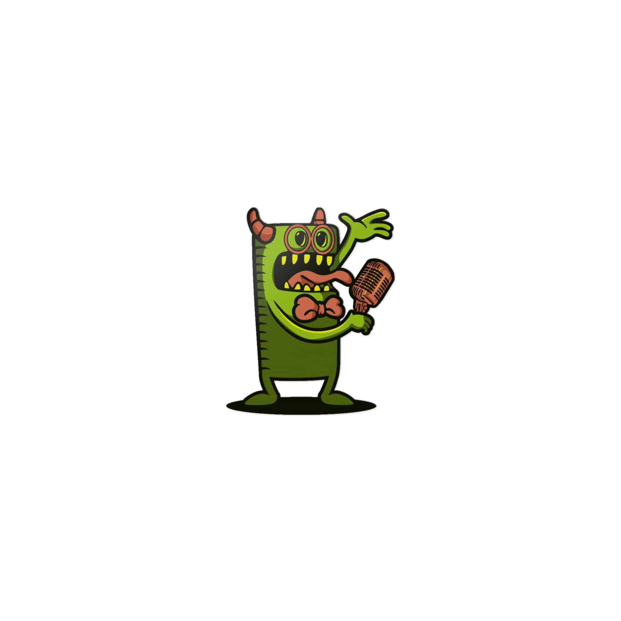 Singing Monster Cartoon Die Cut Stickers Dtf - Image 9
