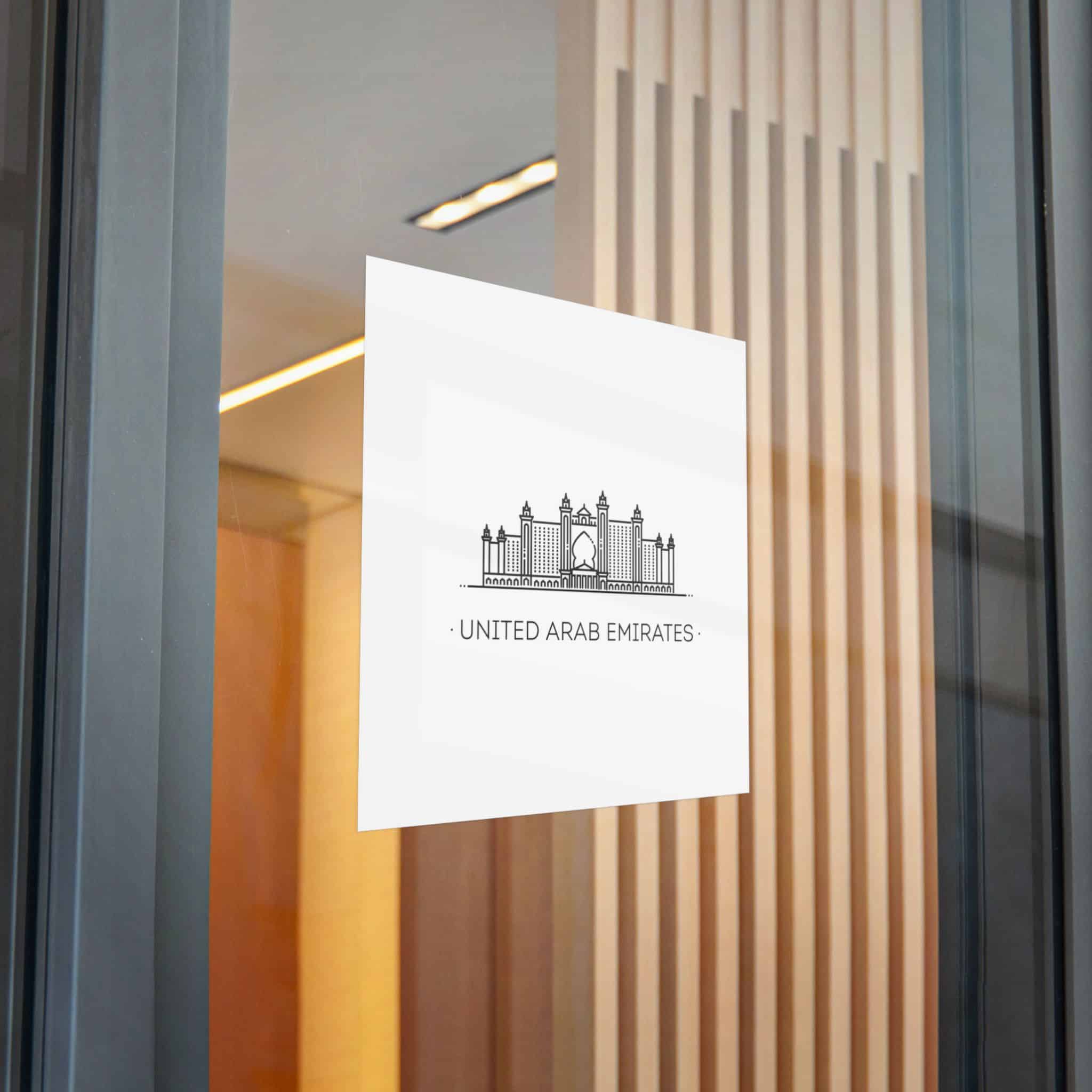 United Arab Emirates Die Cut Stickers Dtf - Image 28