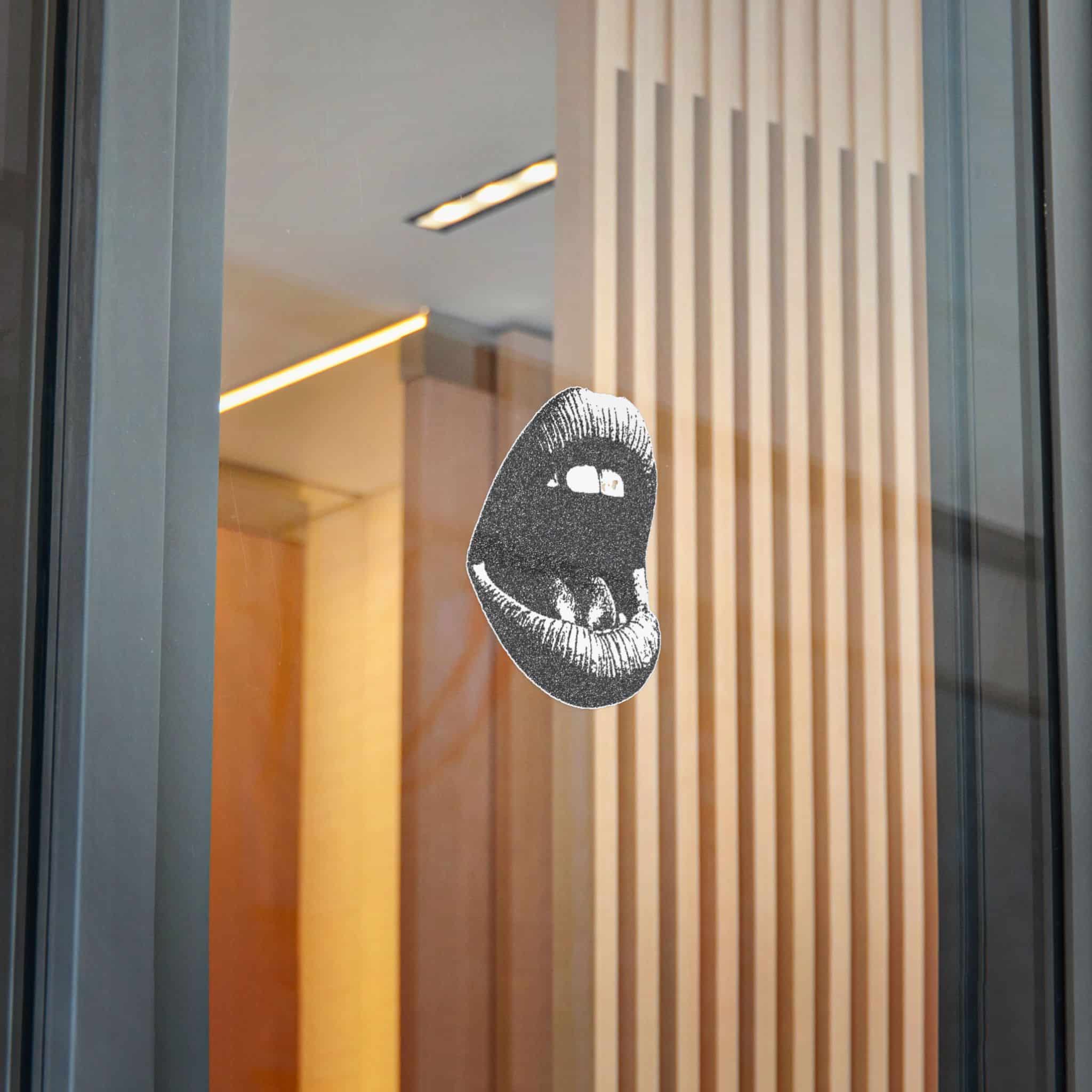 Vector Mouth Scream Trendy Retro Photocopy Grain Effect Modern Stipple Dots 2 Die Cut Stickers Dtf - Image 26