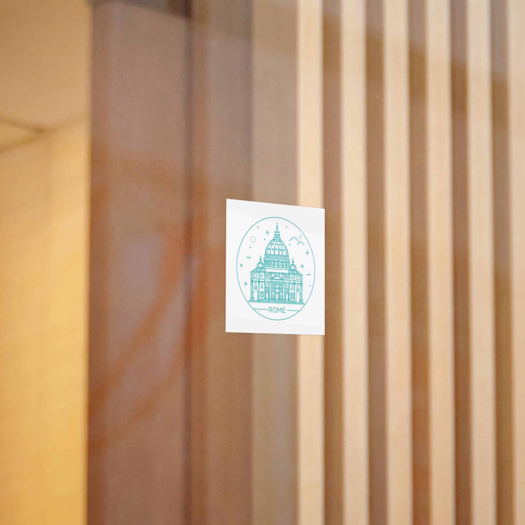 Roma Die Cut Stickers Dtf - Image 8