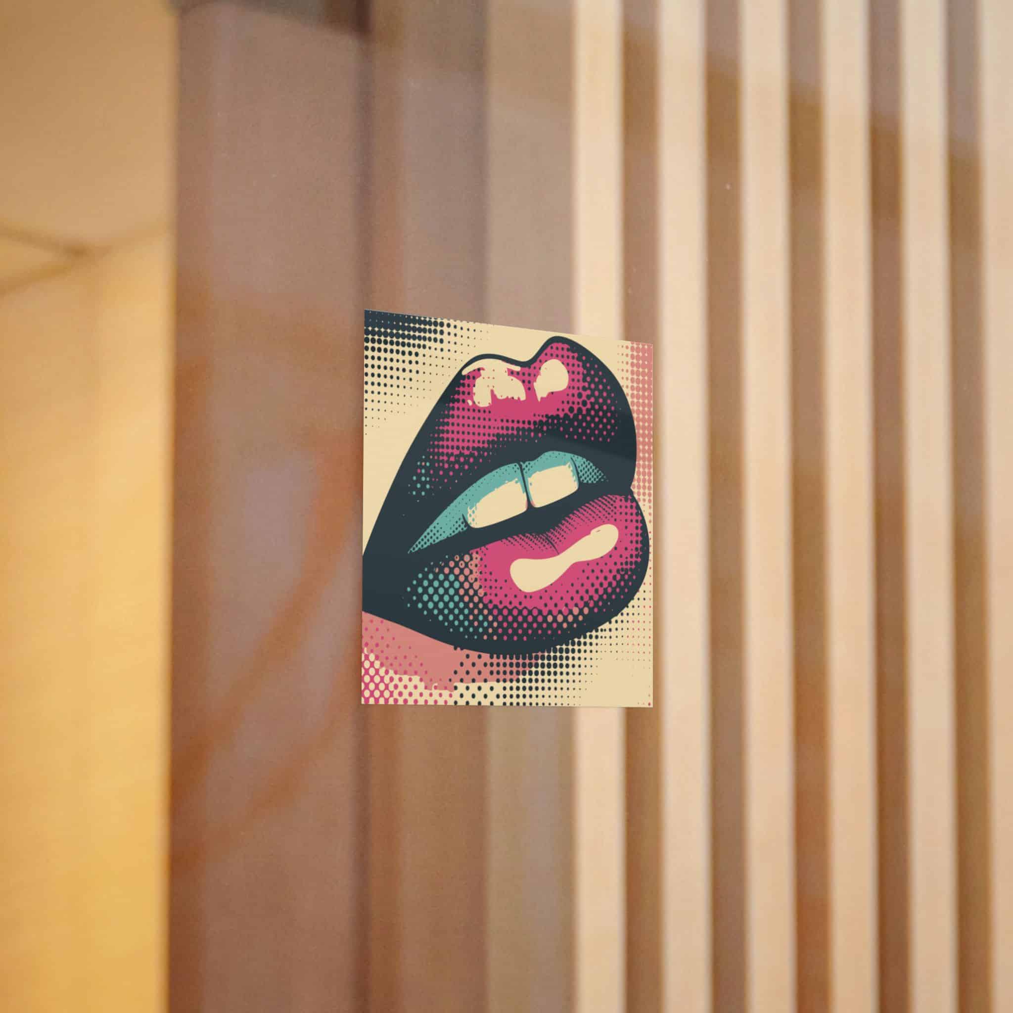 Sexy Lips V4 Die Cut Stickers Dtf - Image 4