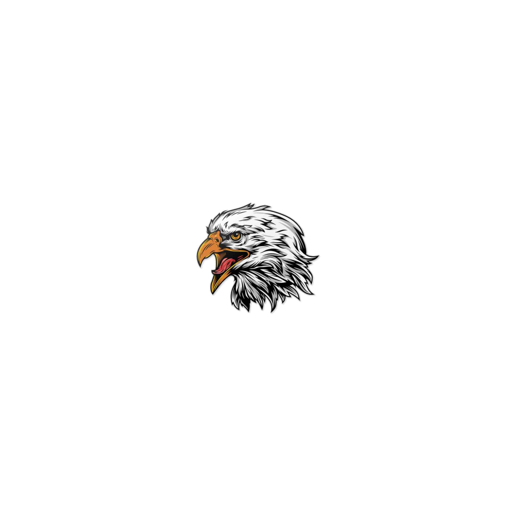 Vintage Eagle Head Mascot Die Cut Stickers Dtf - Image 7