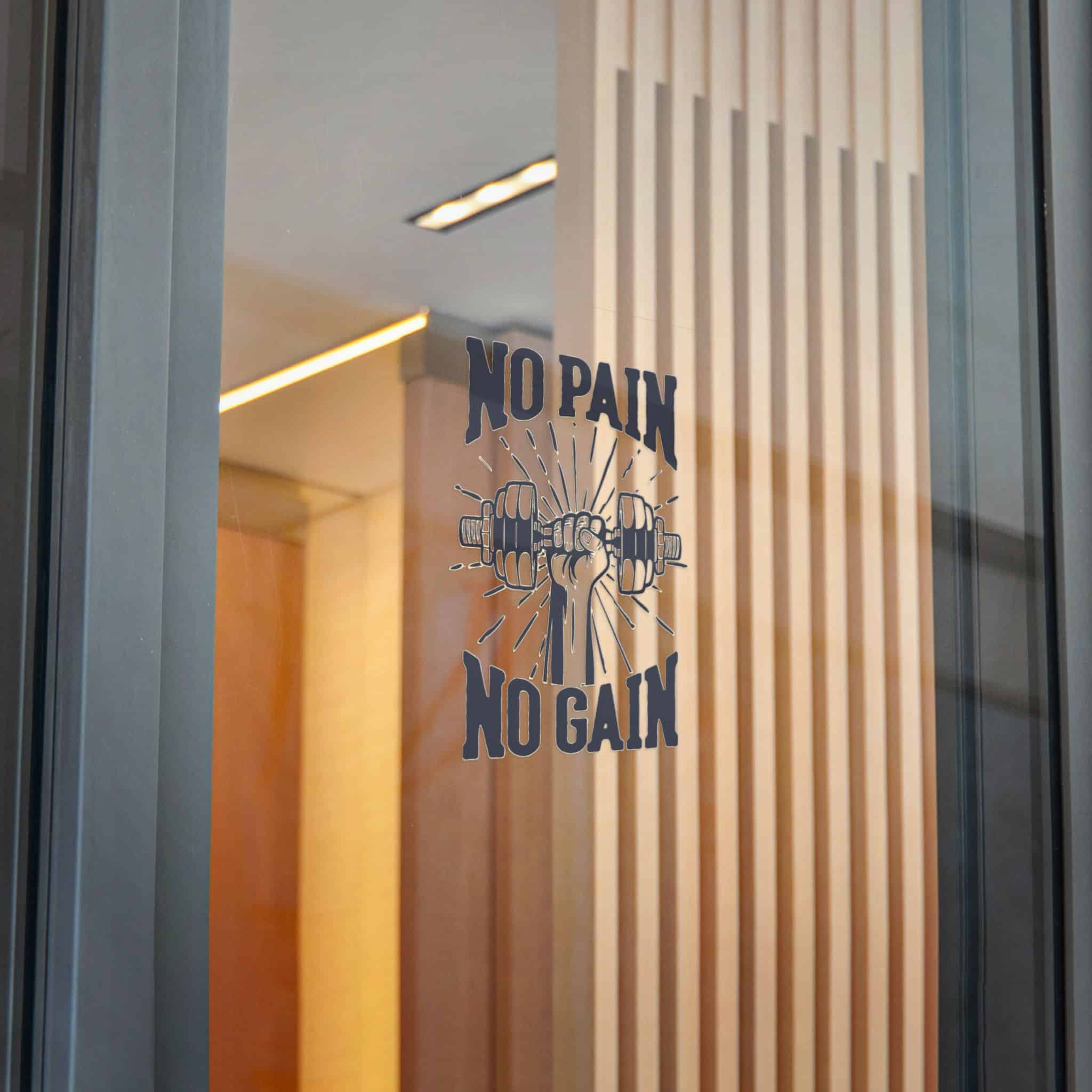 No Pain No Gain Copia Die Cut Stickers Dtf - Image 28