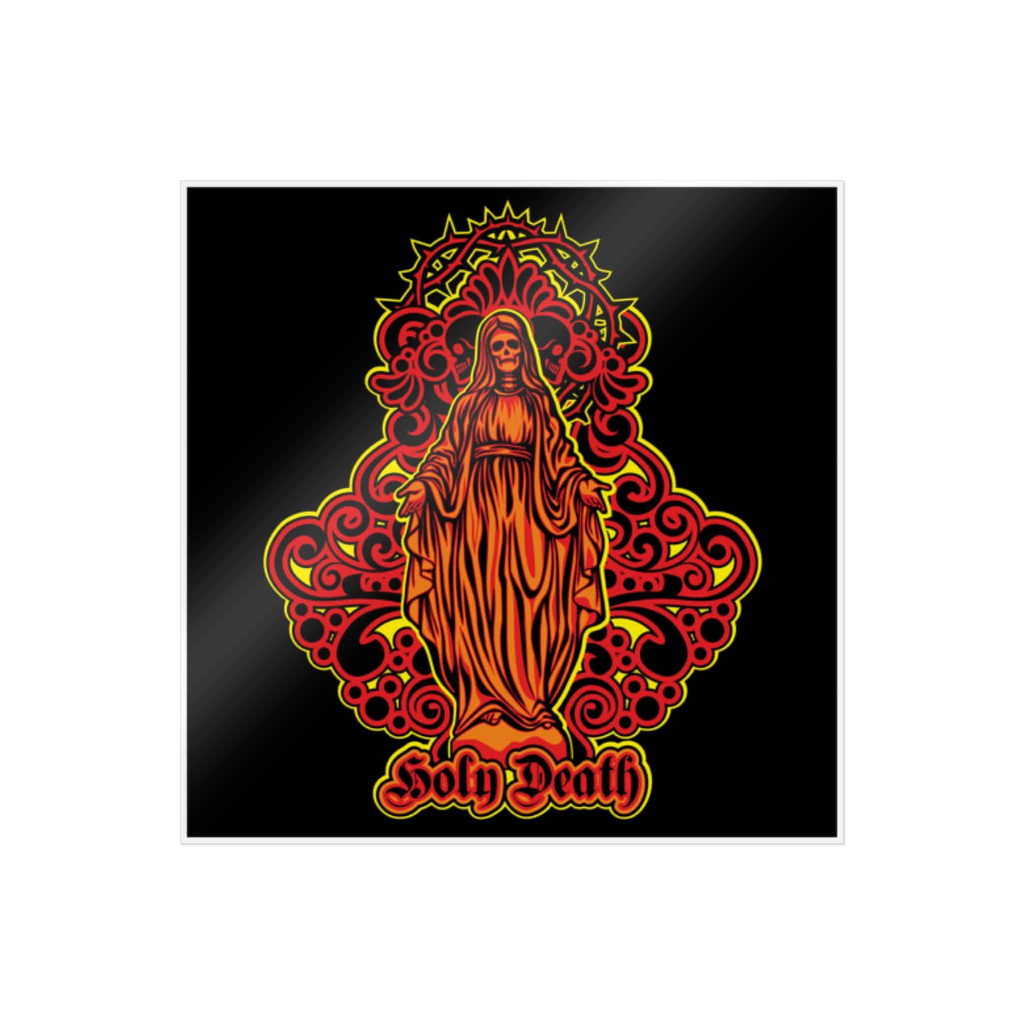 Santa Muerte 31 Die Cut Stickers Dtf