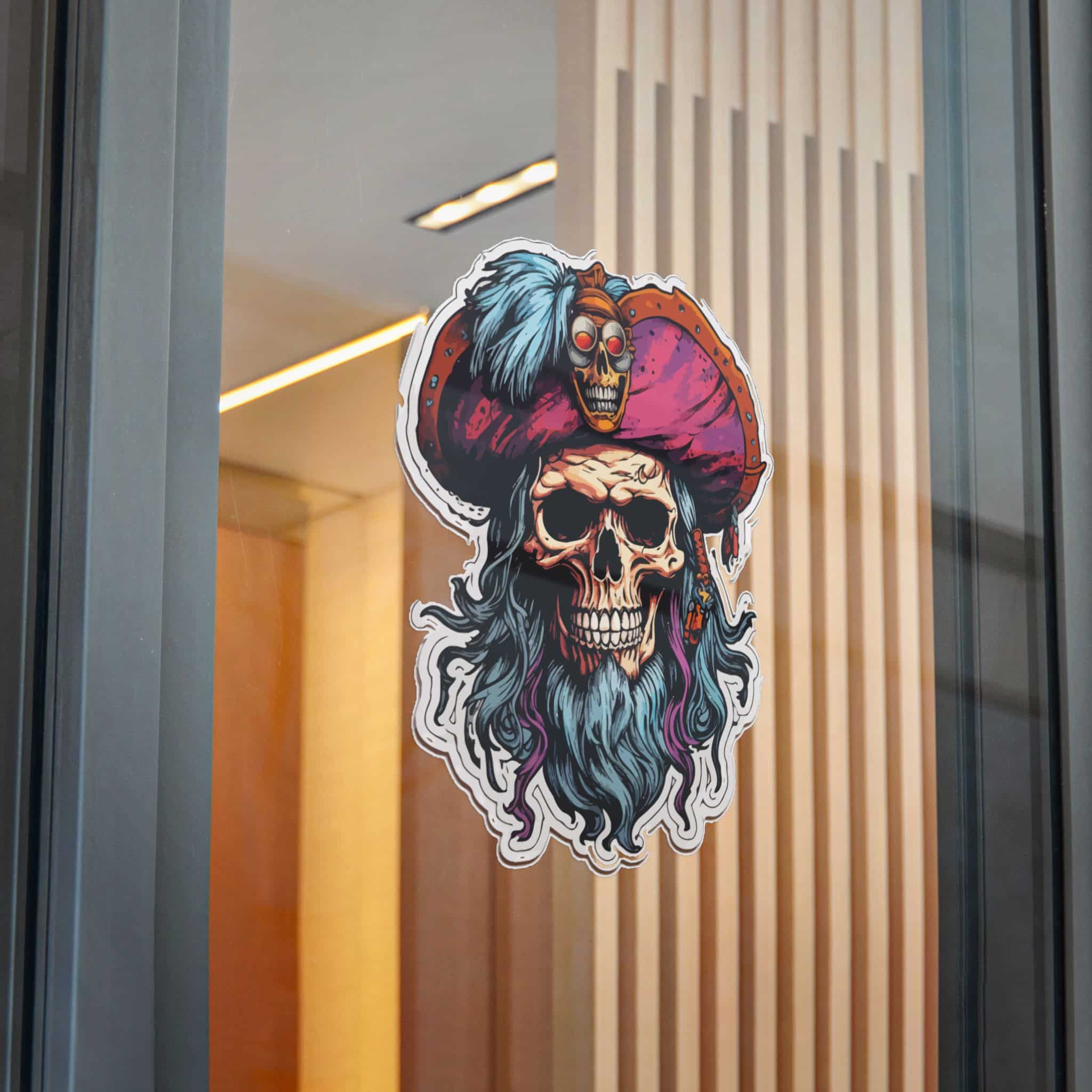 Skull Pirate Die Cut Stickers Dtf - Image 32