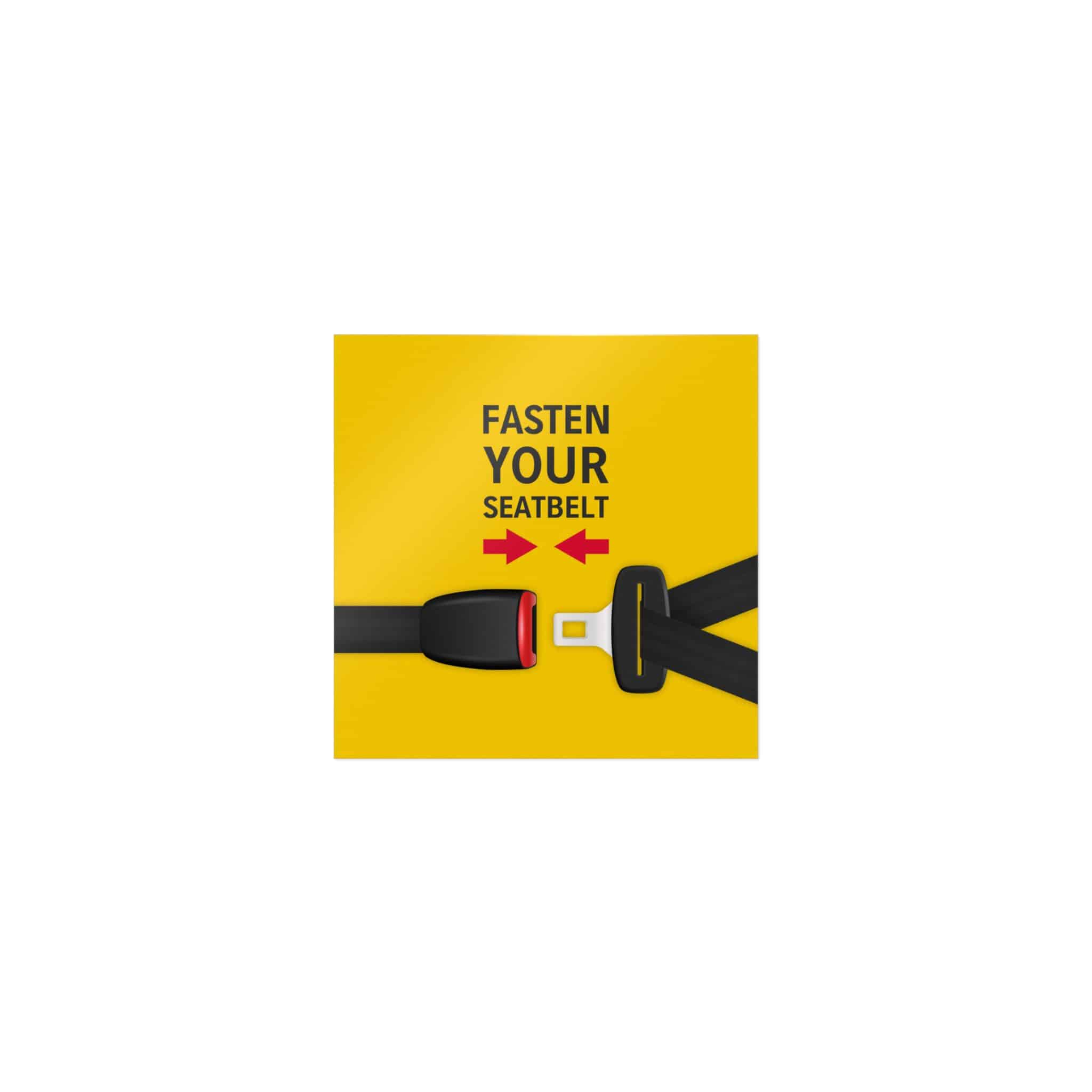 Vector 3d Realistic Blocked Passenger Seat Belt Clopeup(1) Die Cut Stickers Dtf - Image 9