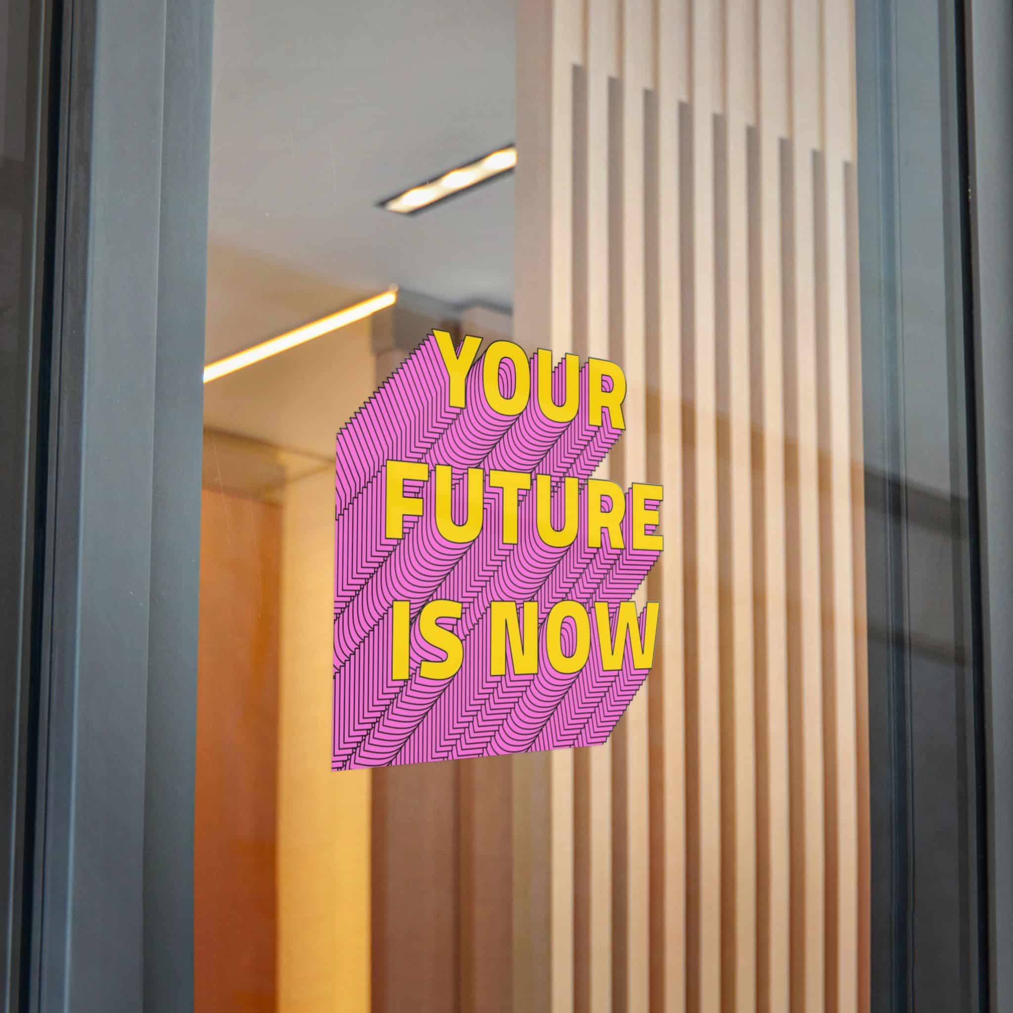 Your Future Is Now Layered Text Png Typography Retro Word Die Cut Stickers Dtf - Image 28