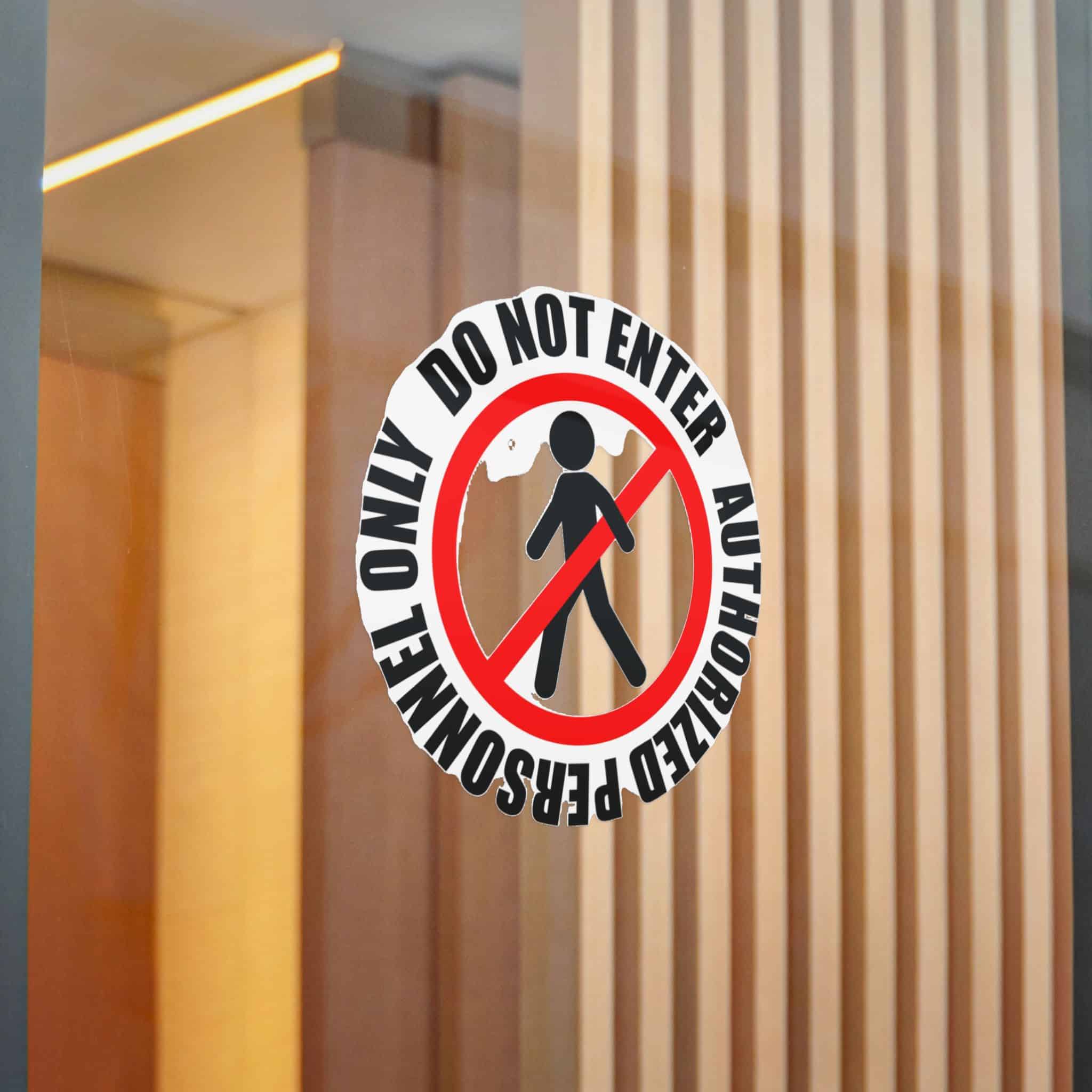 Authorized Personnel Die Cut Stickers Dtf - Image 22