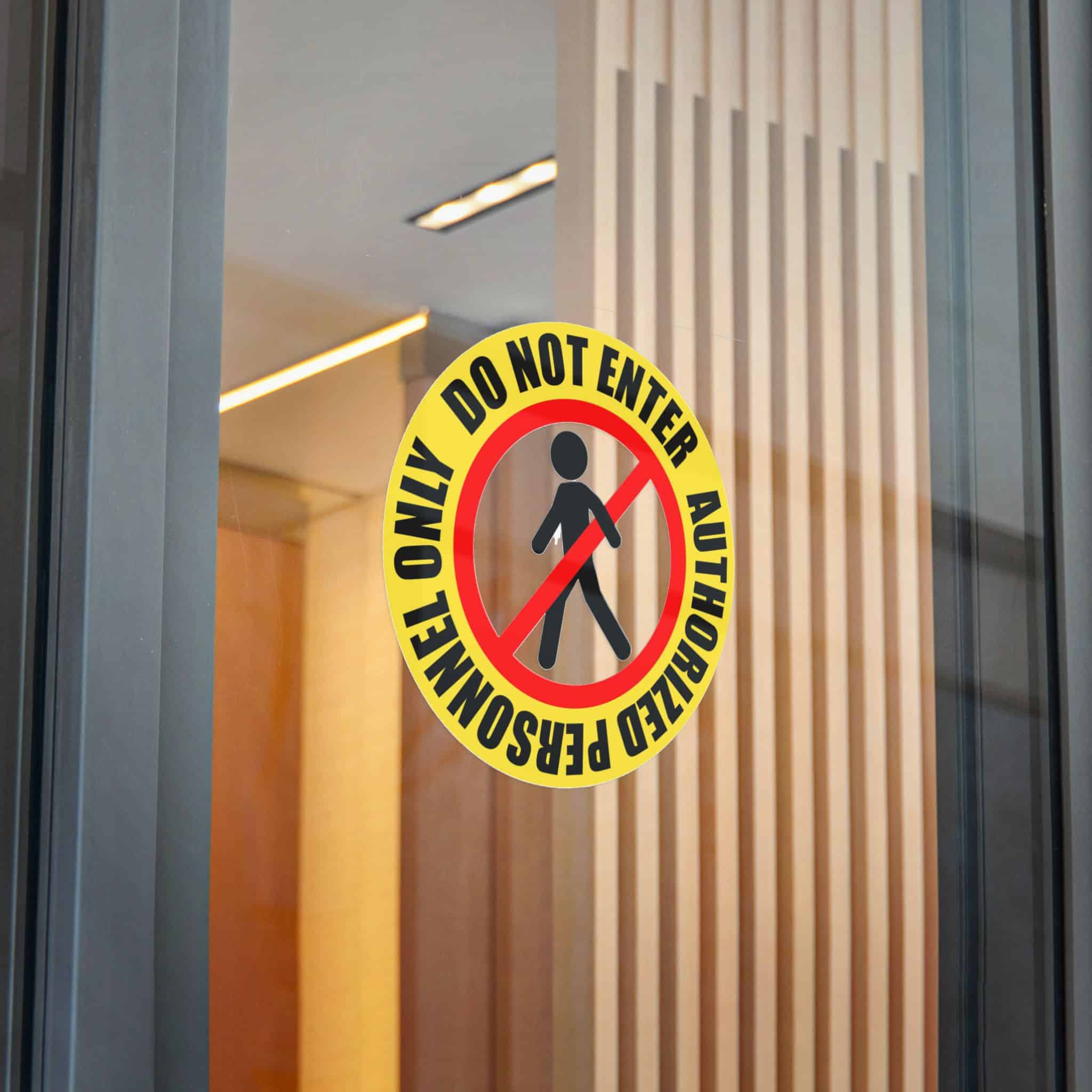 Personnel Only Die Cut Stickers Dtf - Image 28