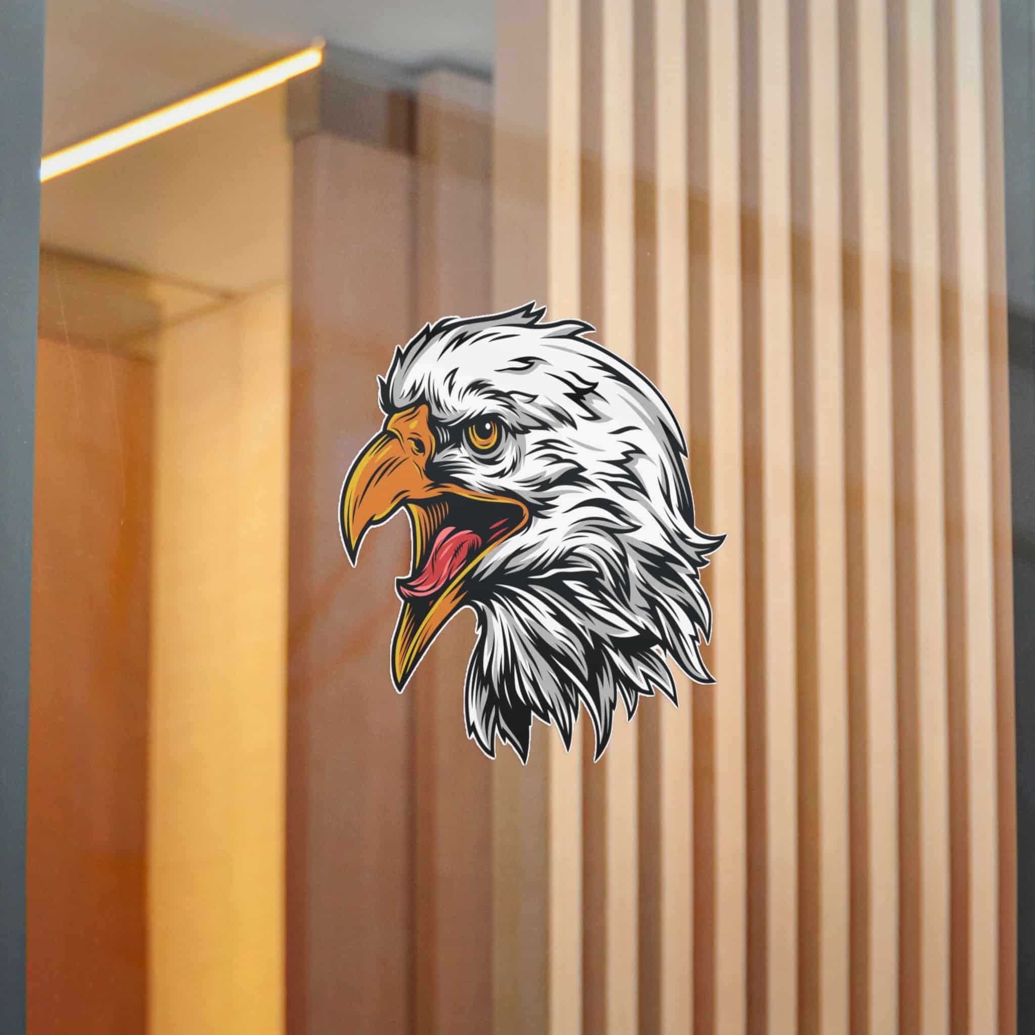 Vintage Eagle Head Mascot Die Cut Stickers Dtf - Image 22
