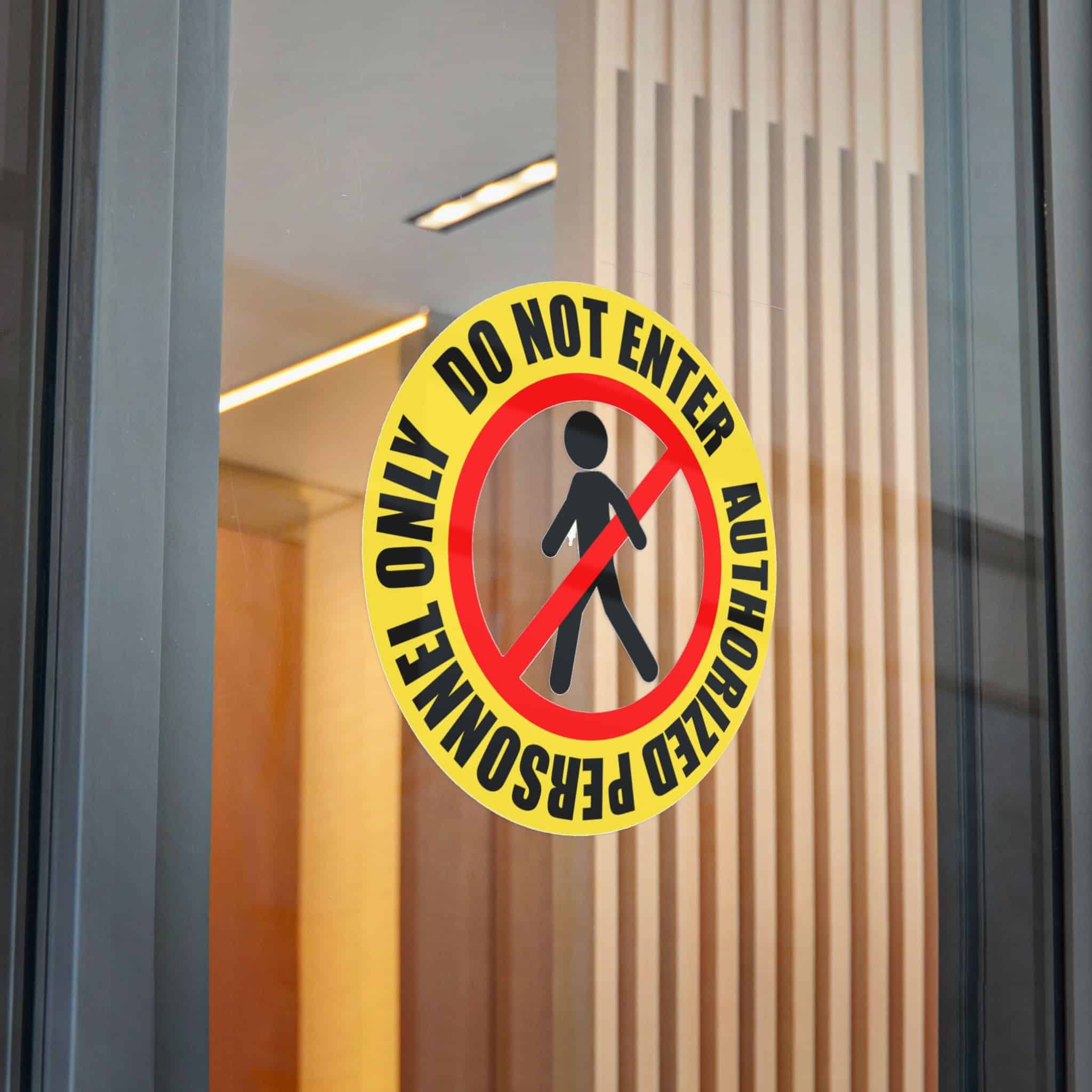 Personnel Only Die Cut Stickers Dtf - Image 30