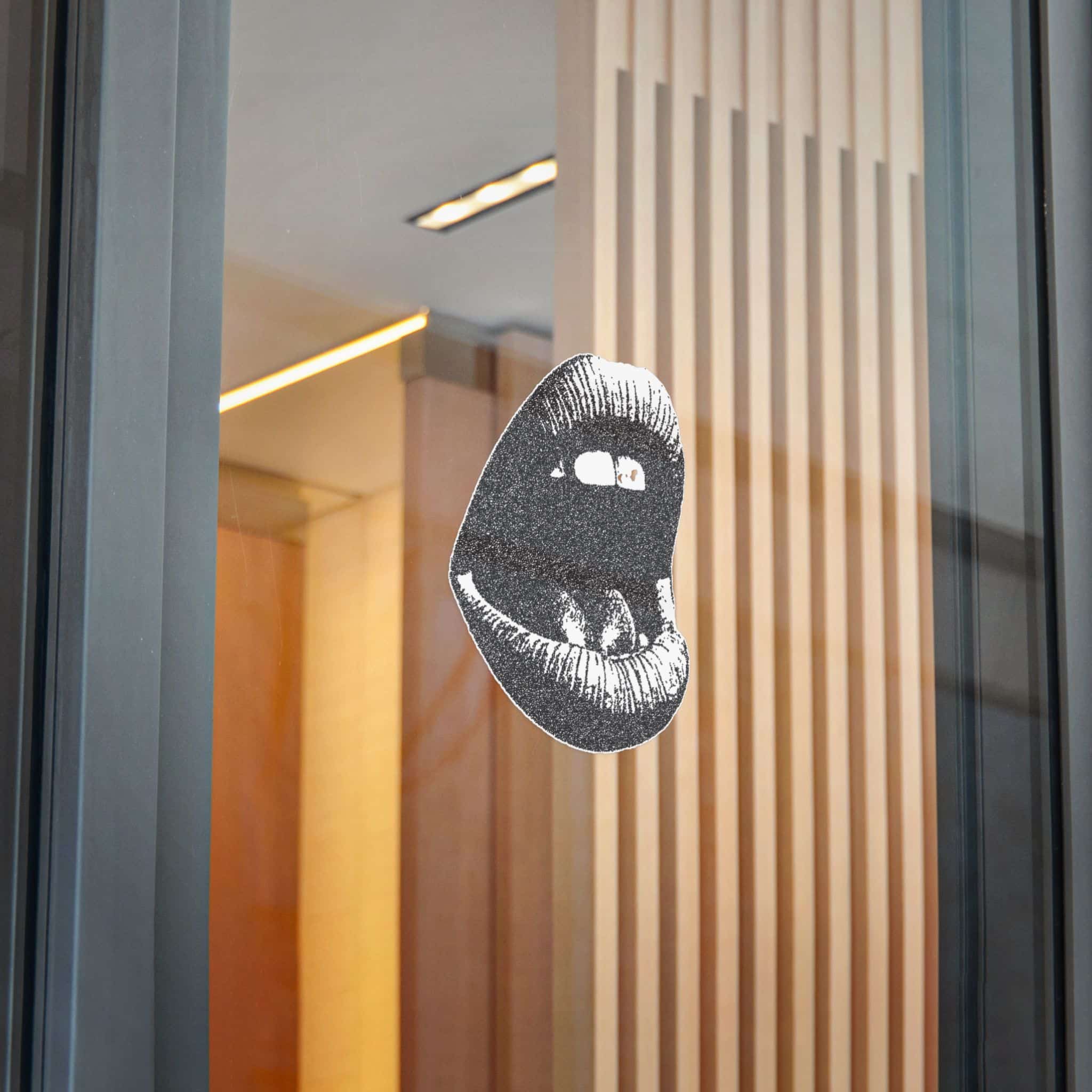 Vector Mouth Scream Trendy Retro Photocopy Grain Effect Modern Stipple Dots 2 Die Cut Stickers Dtf - Image 28