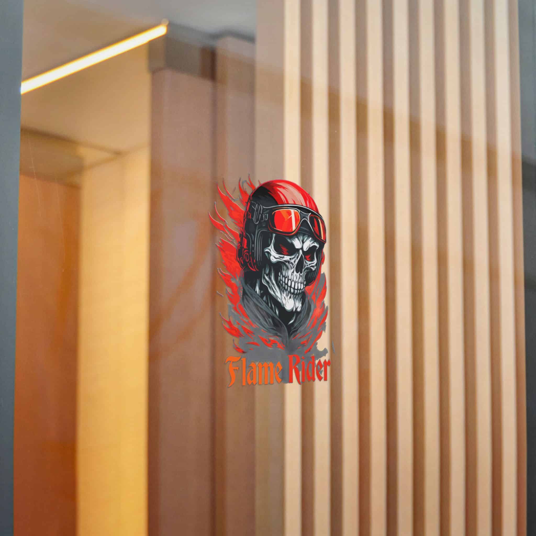 Flame Rider Die Cut Stickers Dtf - Image 20