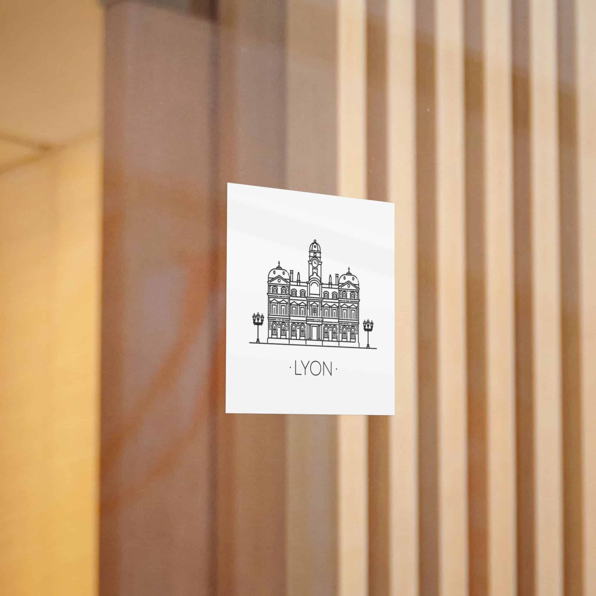 Lyon City Die Cut Stickers Dtf - Image 10