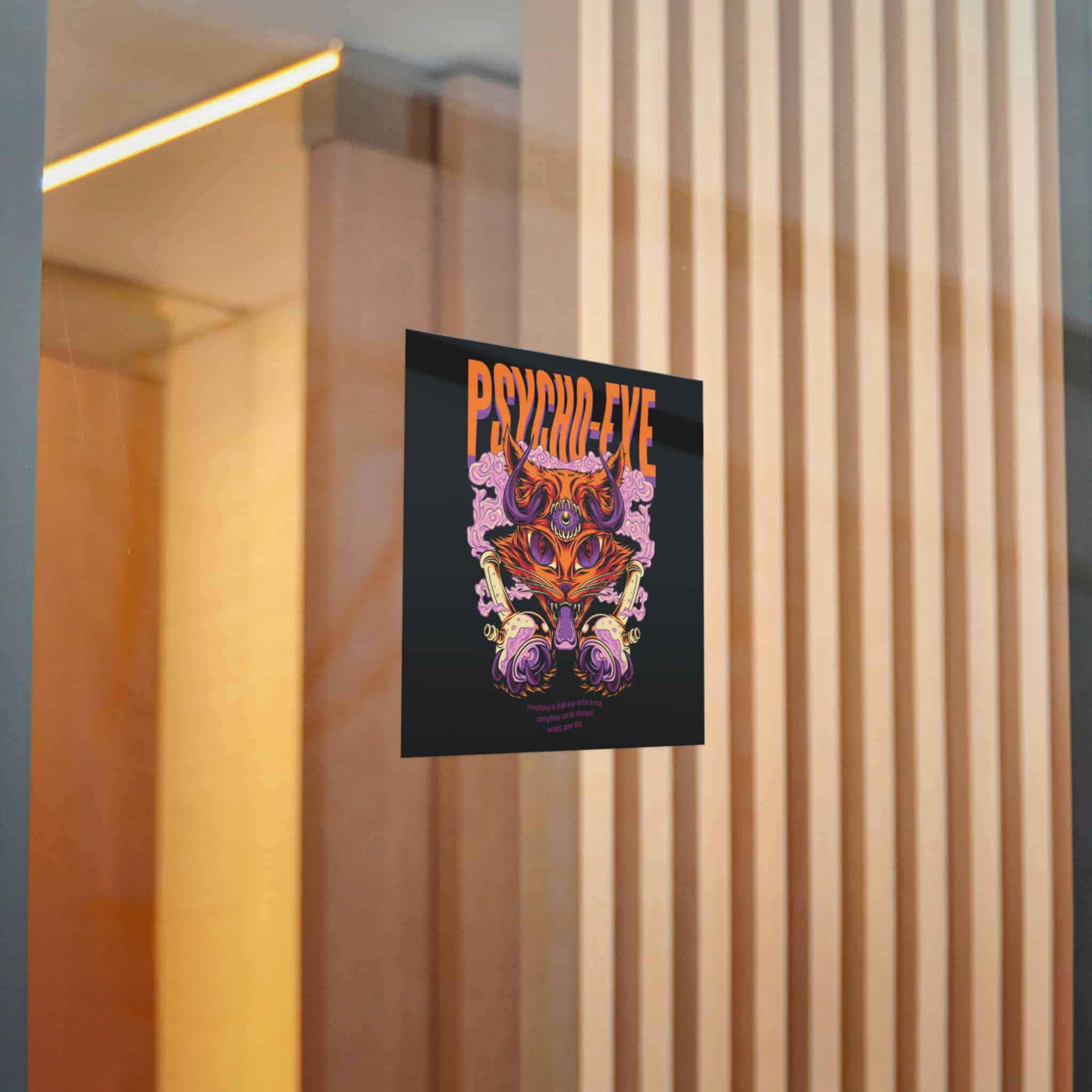Psycho Eye Die Cut Stickers Dtf - Image 14