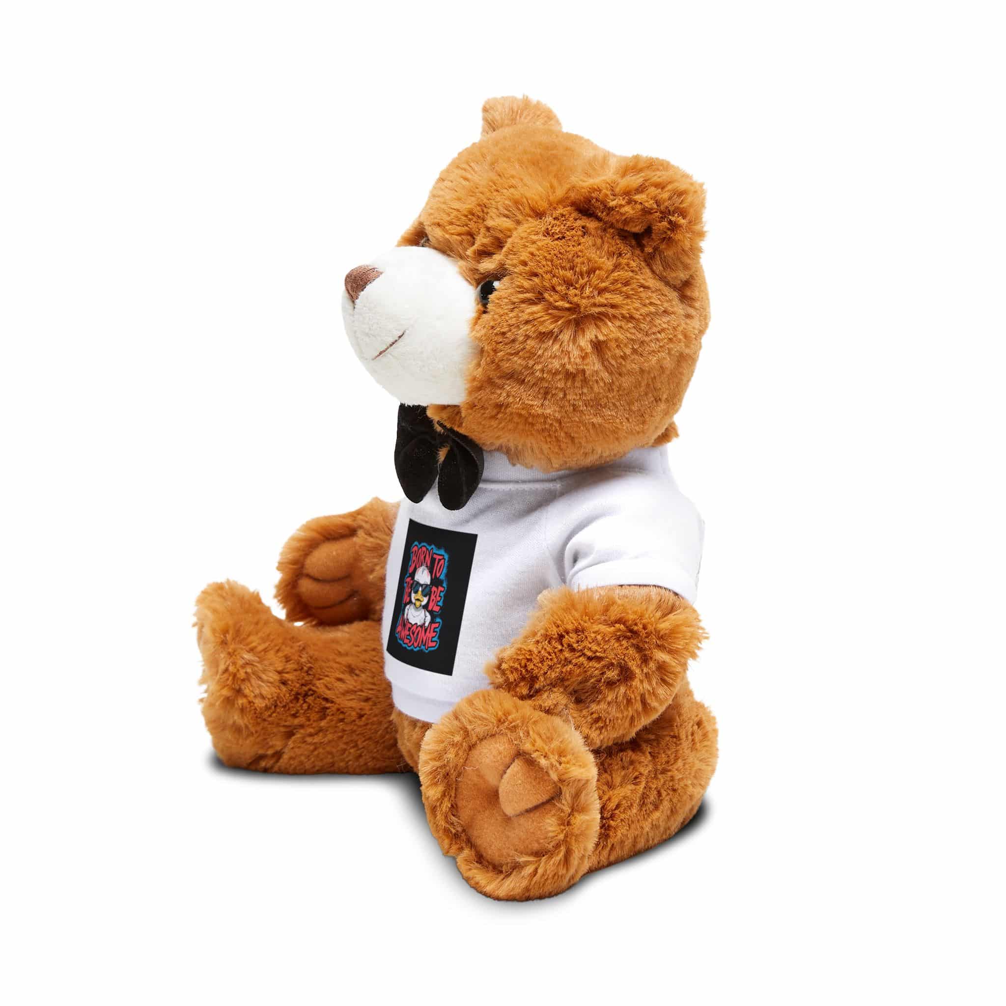 Born To Be Awesome V3 Teddy Bear With T Shirt - Image 3
