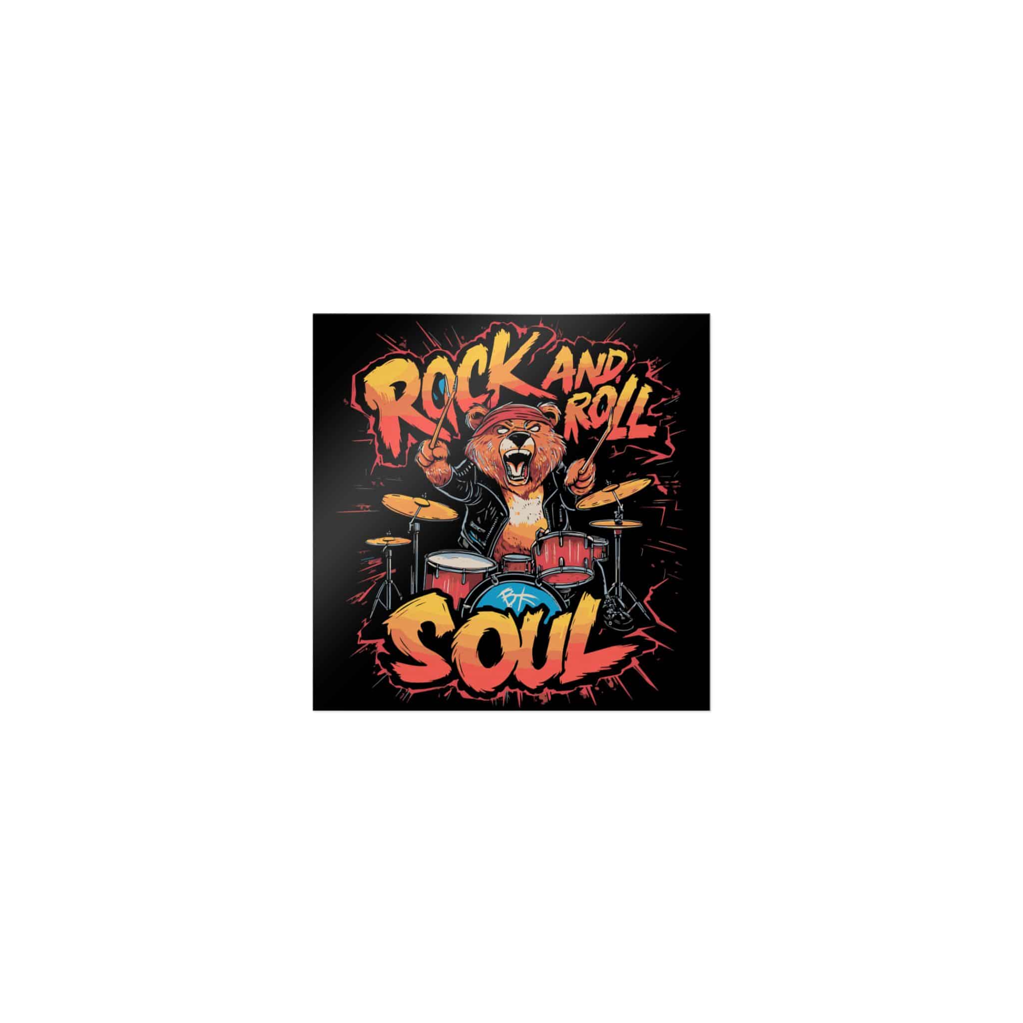 Rock and Roll Soul Die Cut Stickers Dtf - Image 9