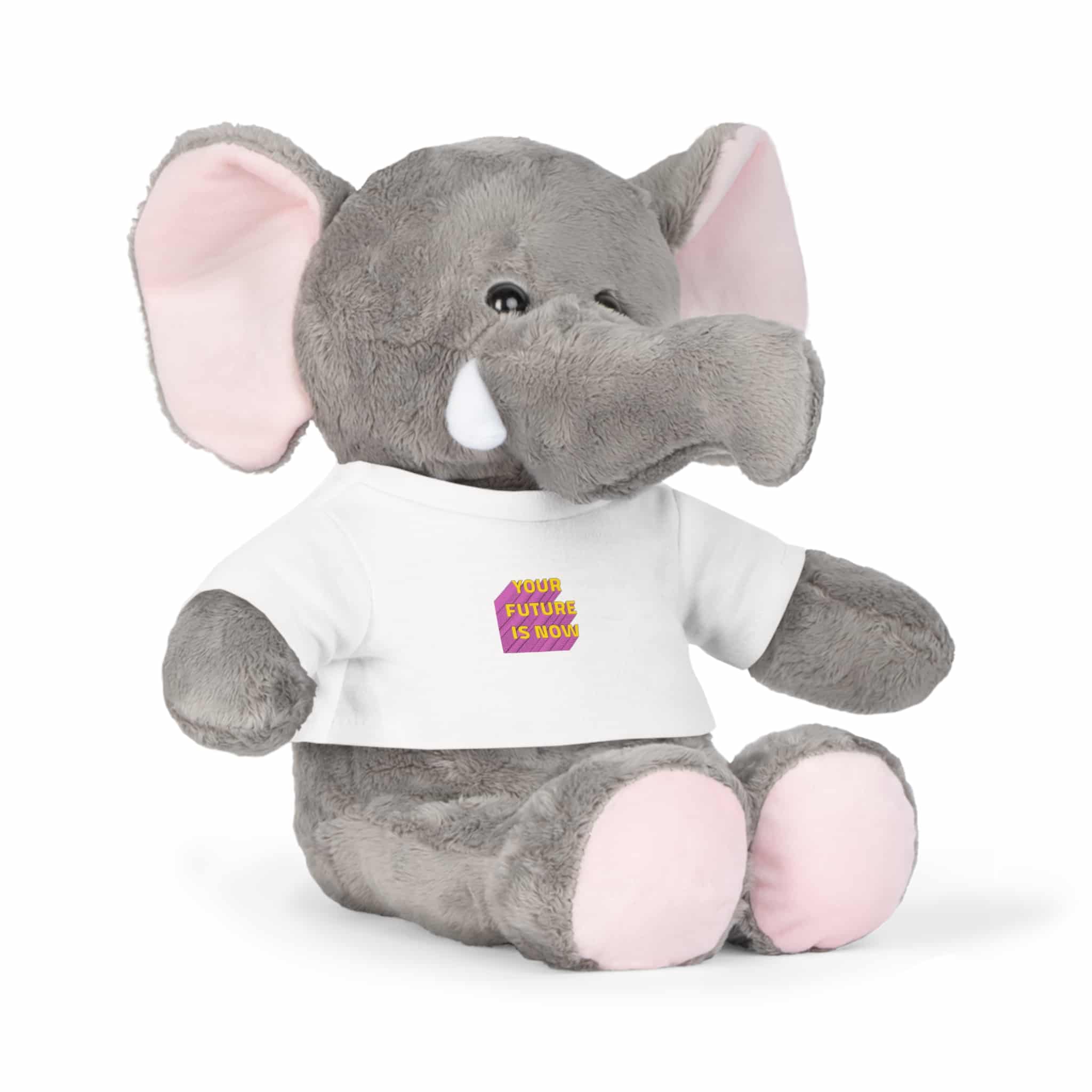 Your Future Is Now Layered Text Png Typography Retro Word Plush Toy With T Shirt - Image 8