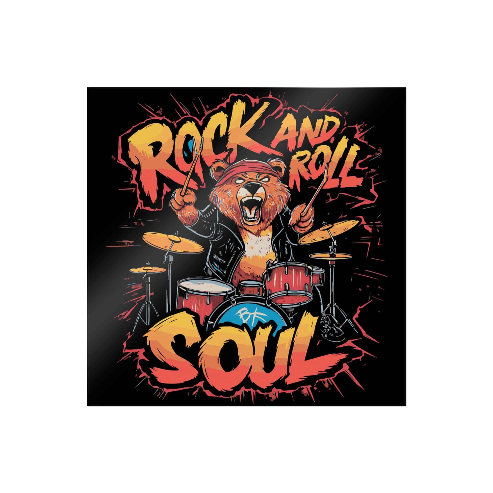Rock and Roll Soul Die Cut Stickers Dtf - Image 27