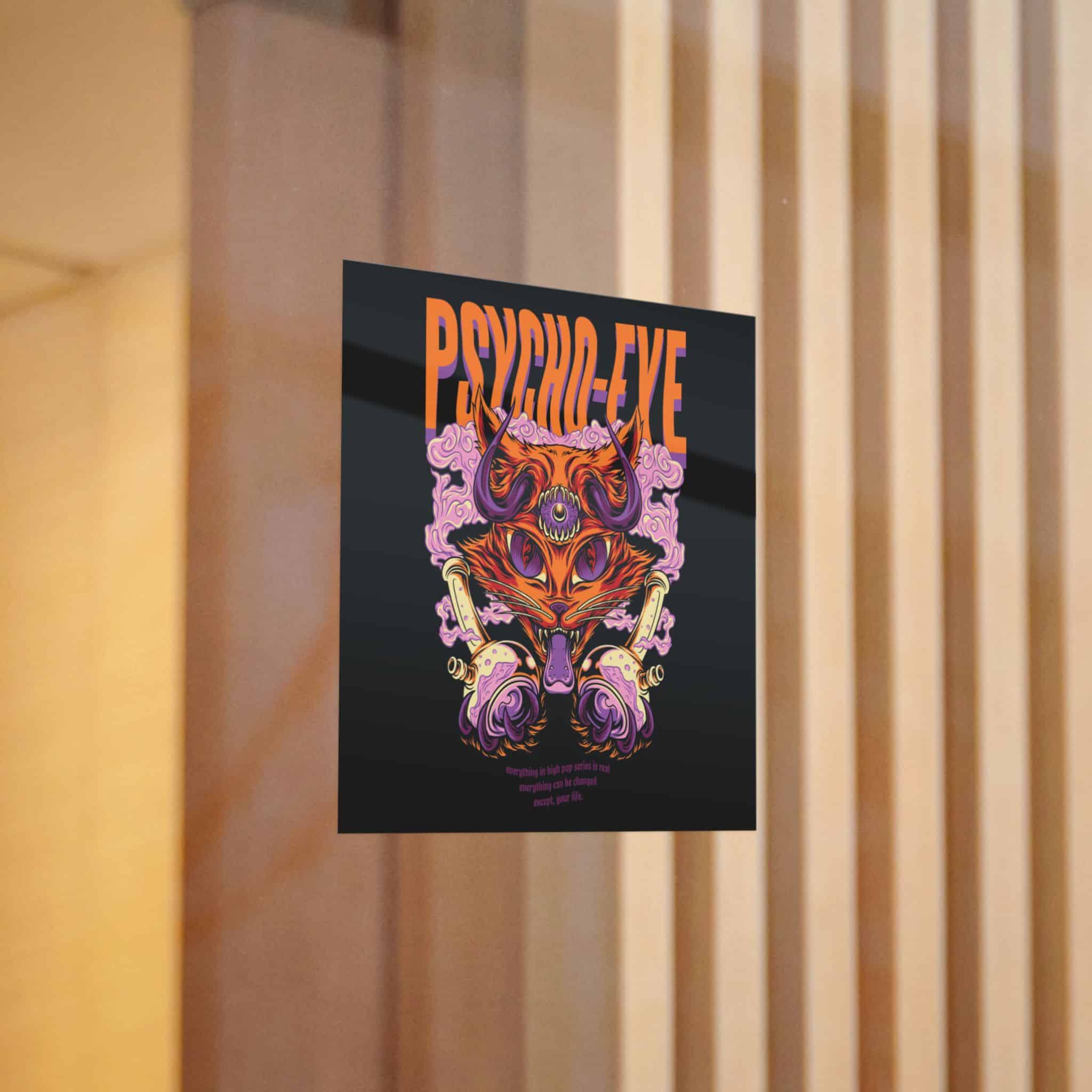 Psycho Eye Die Cut Stickers Dtf - Image 6