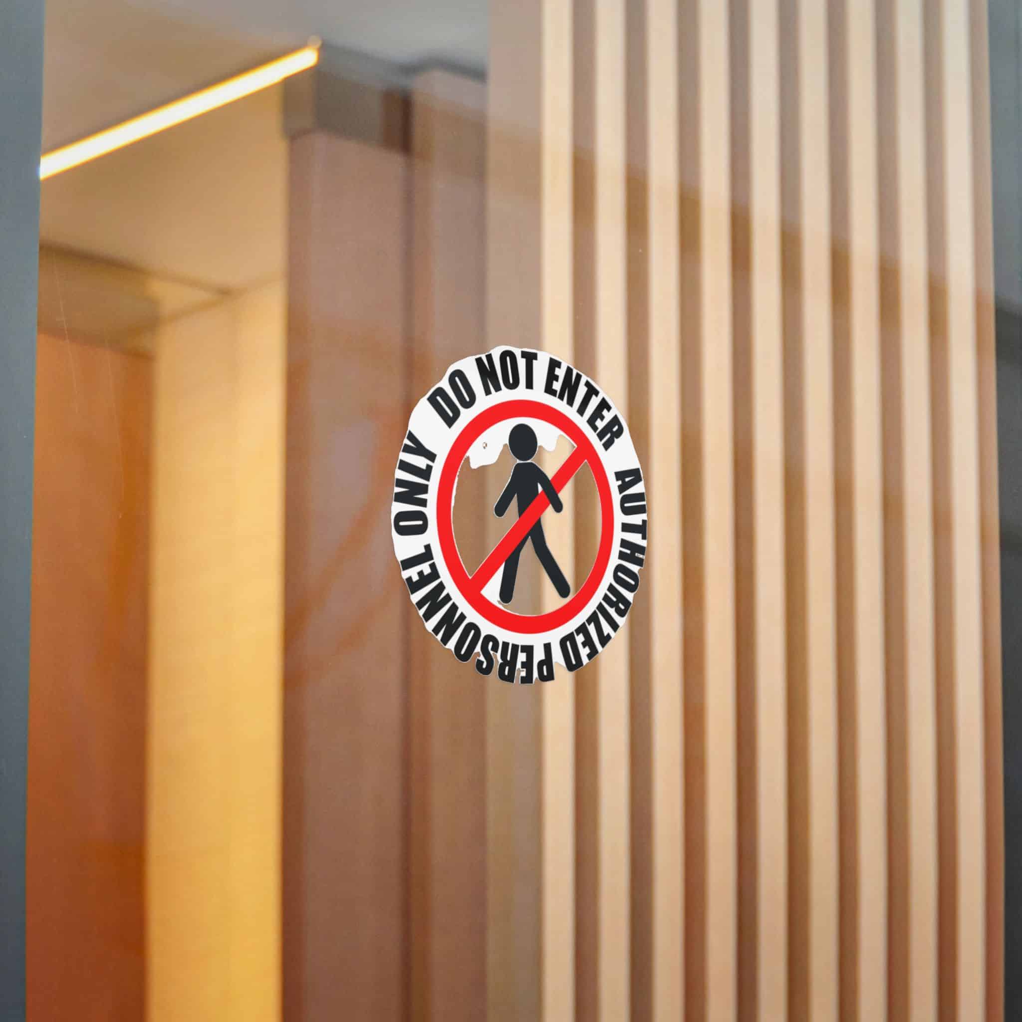 Authorized Personnel Die Cut Stickers Dtf - Image 14