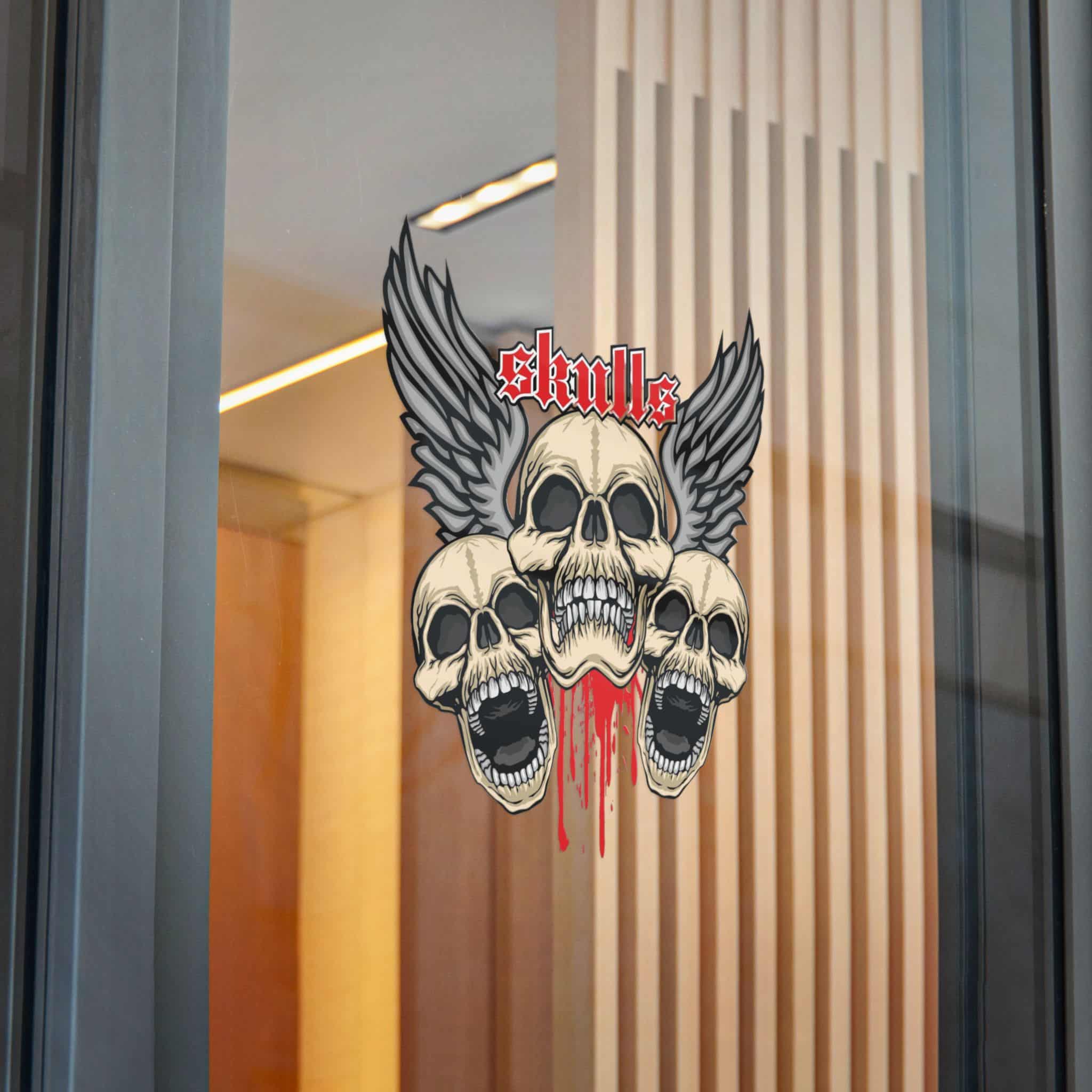 Gothic Sign With Skull Grunge Vintage Design T Shirts (17) Die Cut Stickers Dtf - Image 30