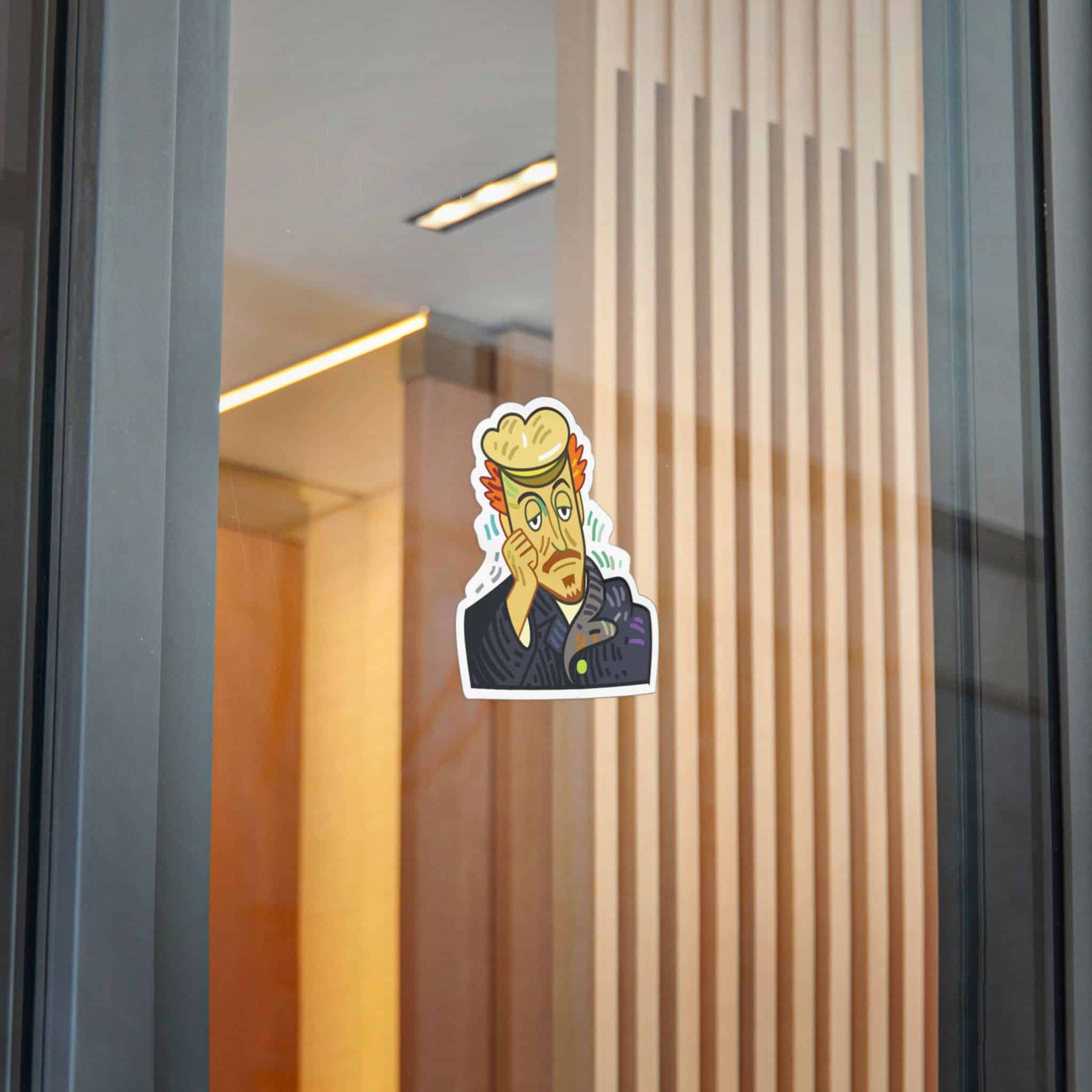 Weary Artist Portrait Die Cut Stickers Dtf - Image 24