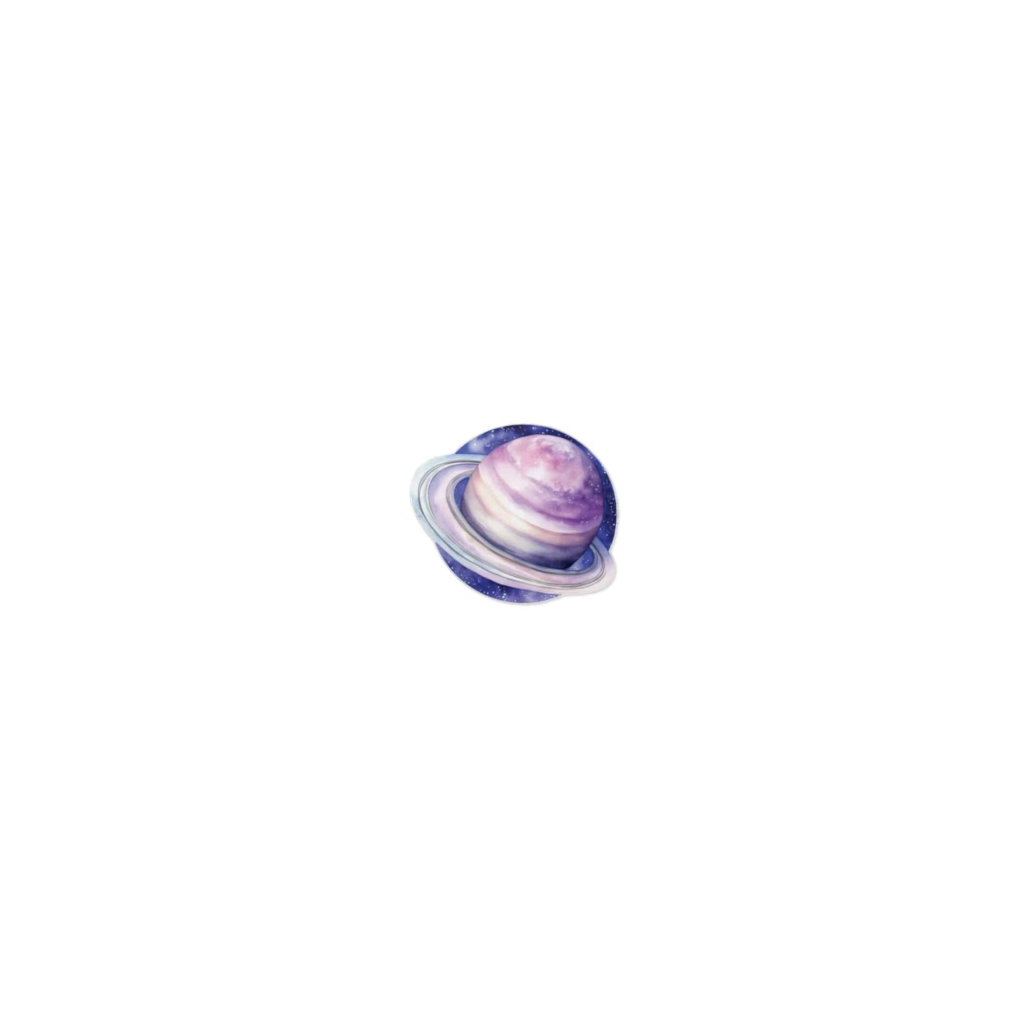 Saturn Planet Die Cut Stickers Dtf - Image 7