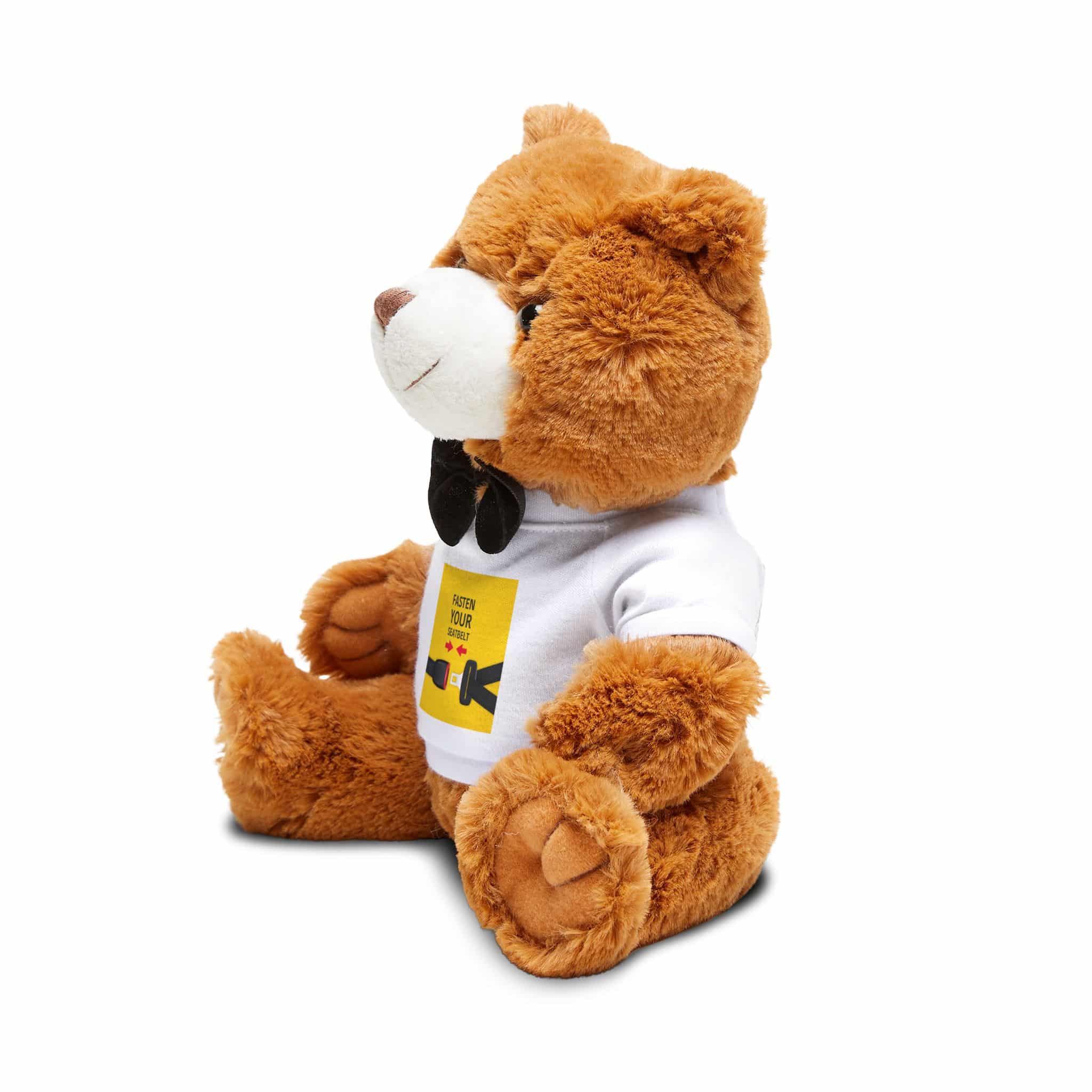 Vector 3d Realistic Blocked Passenger Seat Belt Clopeup(1) Teddy Bear With T Shirt - Image 3