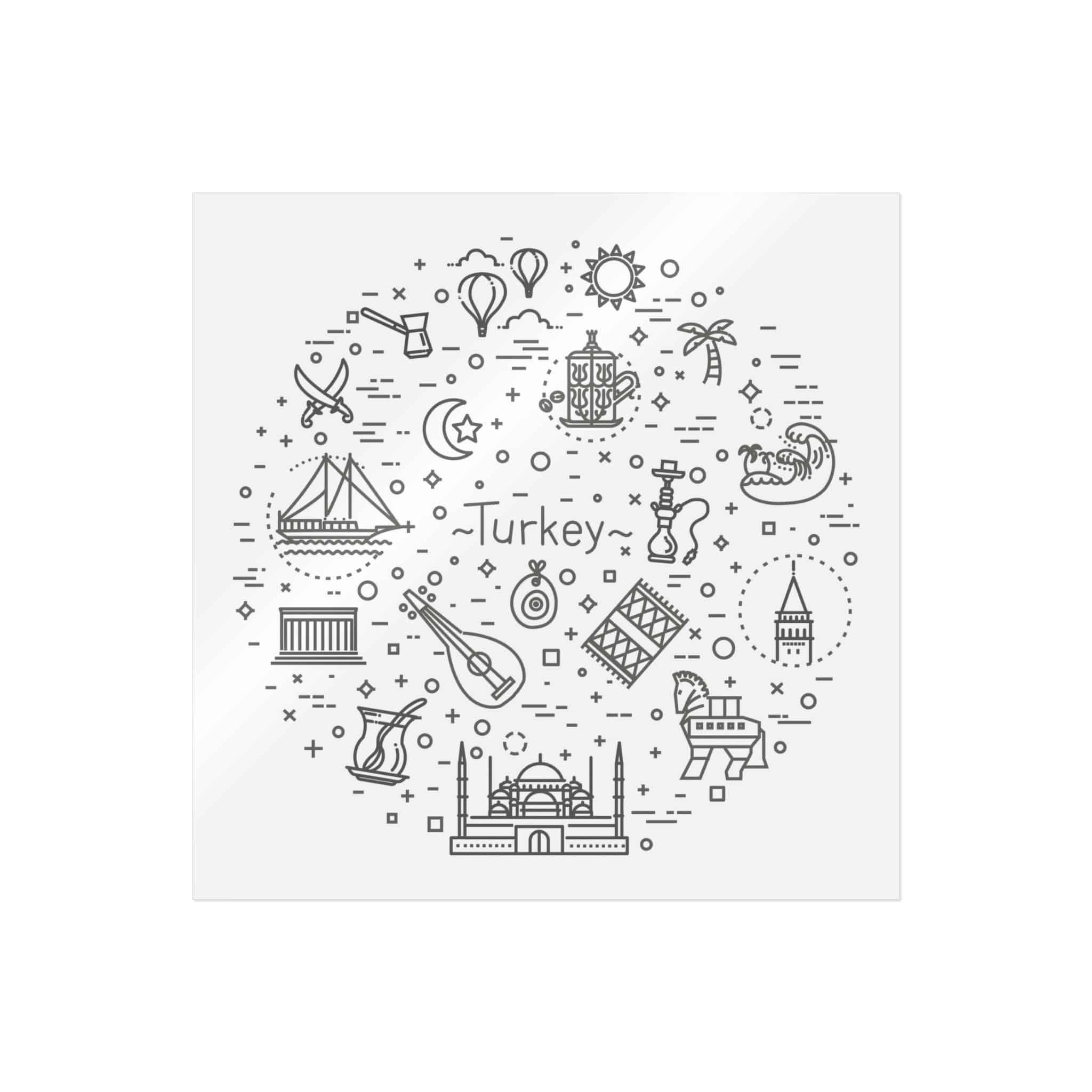 Turkey Die Cut Stickers Dtf - Image 23