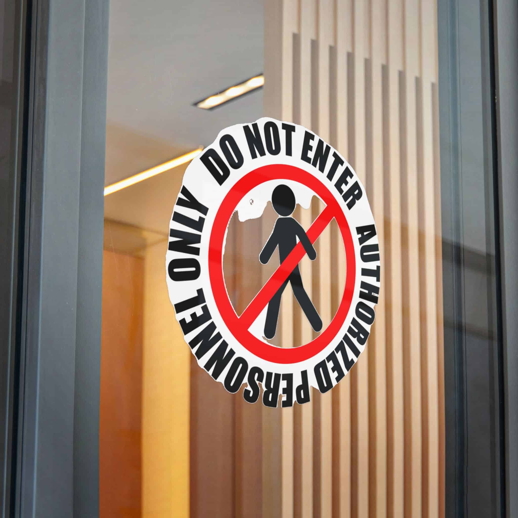 Authorized Personnel Die Cut Stickers Dtf - Image 32