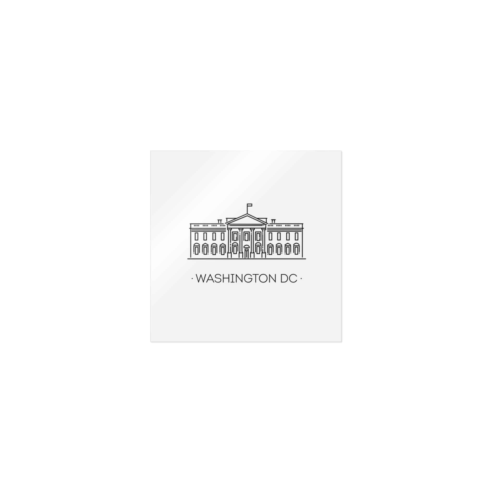 Washington Dc Die Cut Stickers Dtf - Image 9