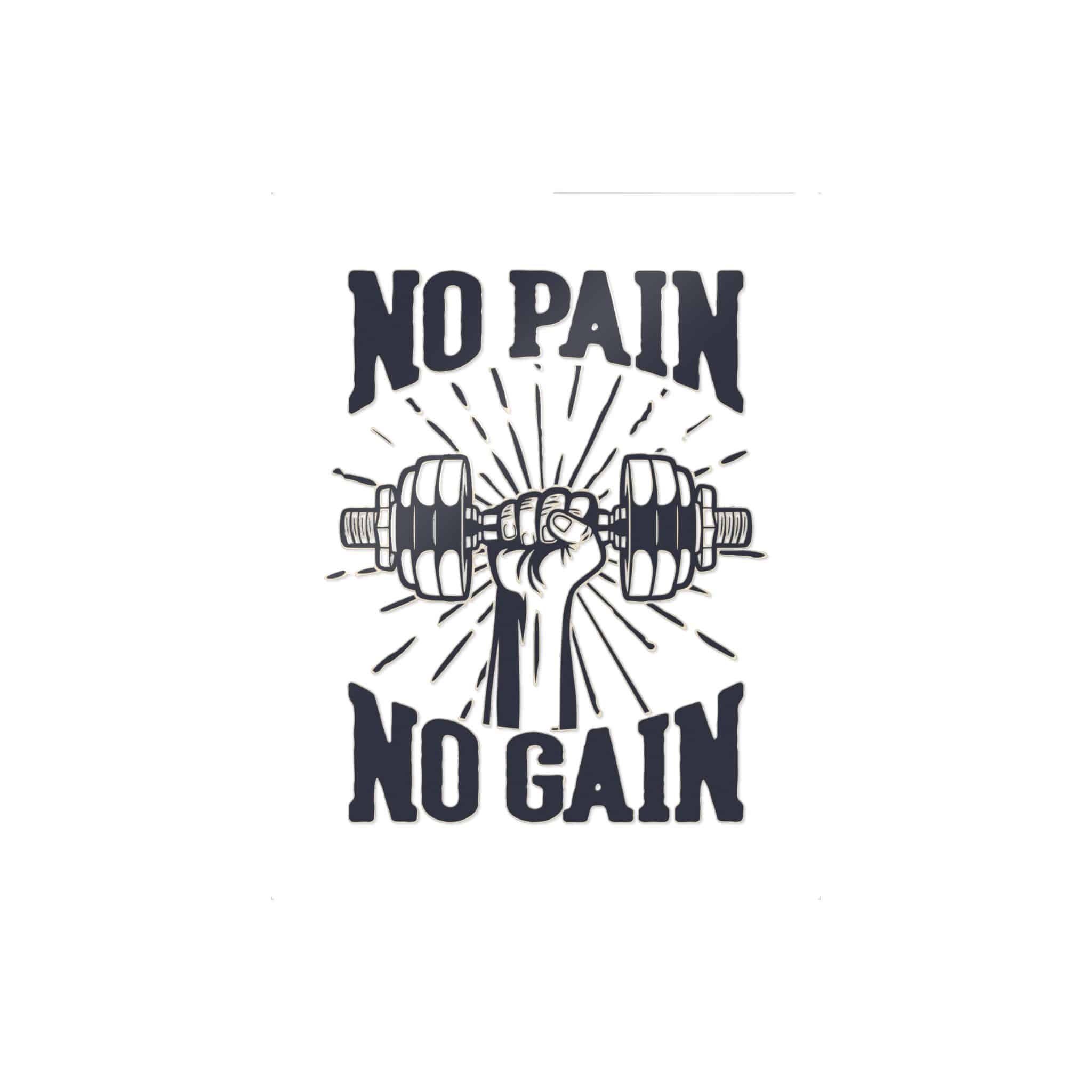 No Pain No Gain Copia Die Cut Stickers Dtf - Image 27