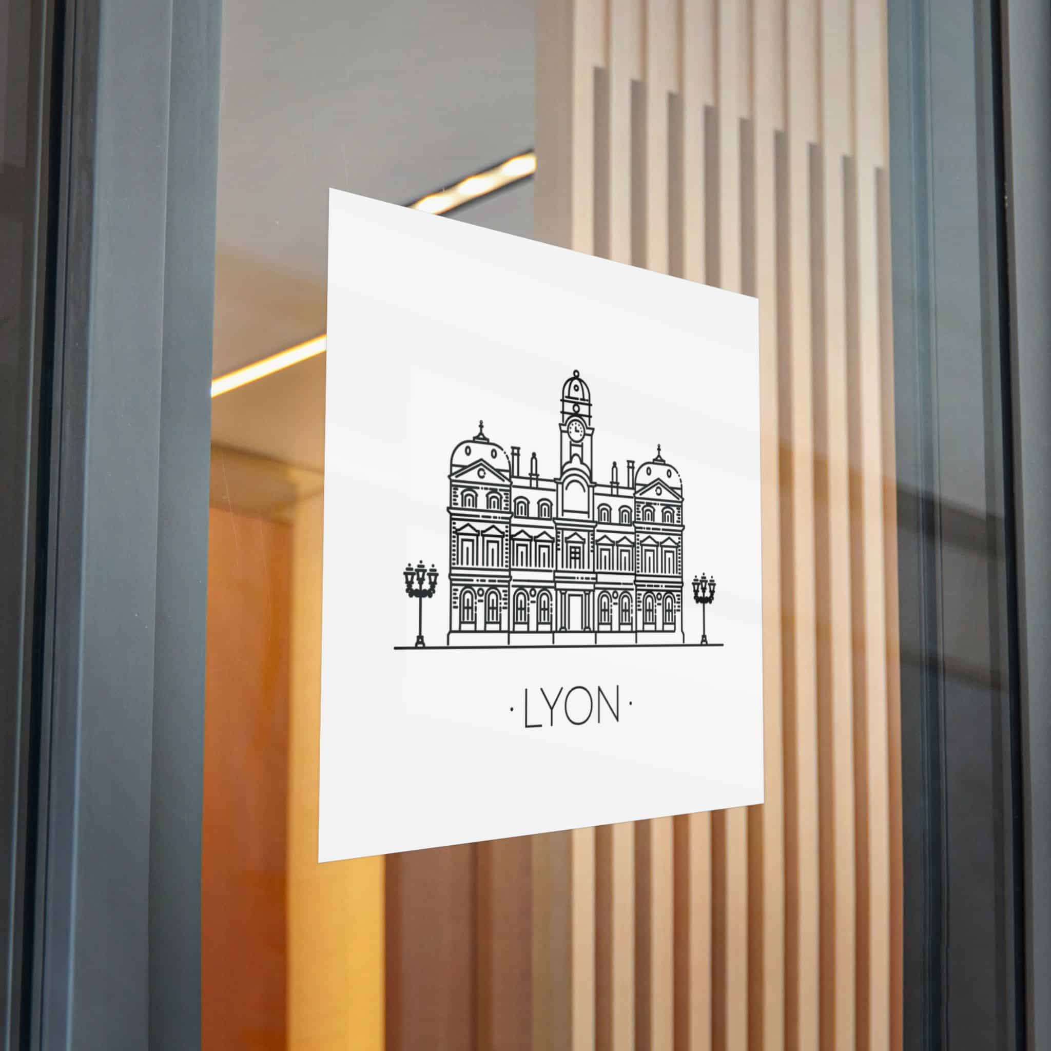 Lyon City Die Cut Stickers Dtf - Image 30
