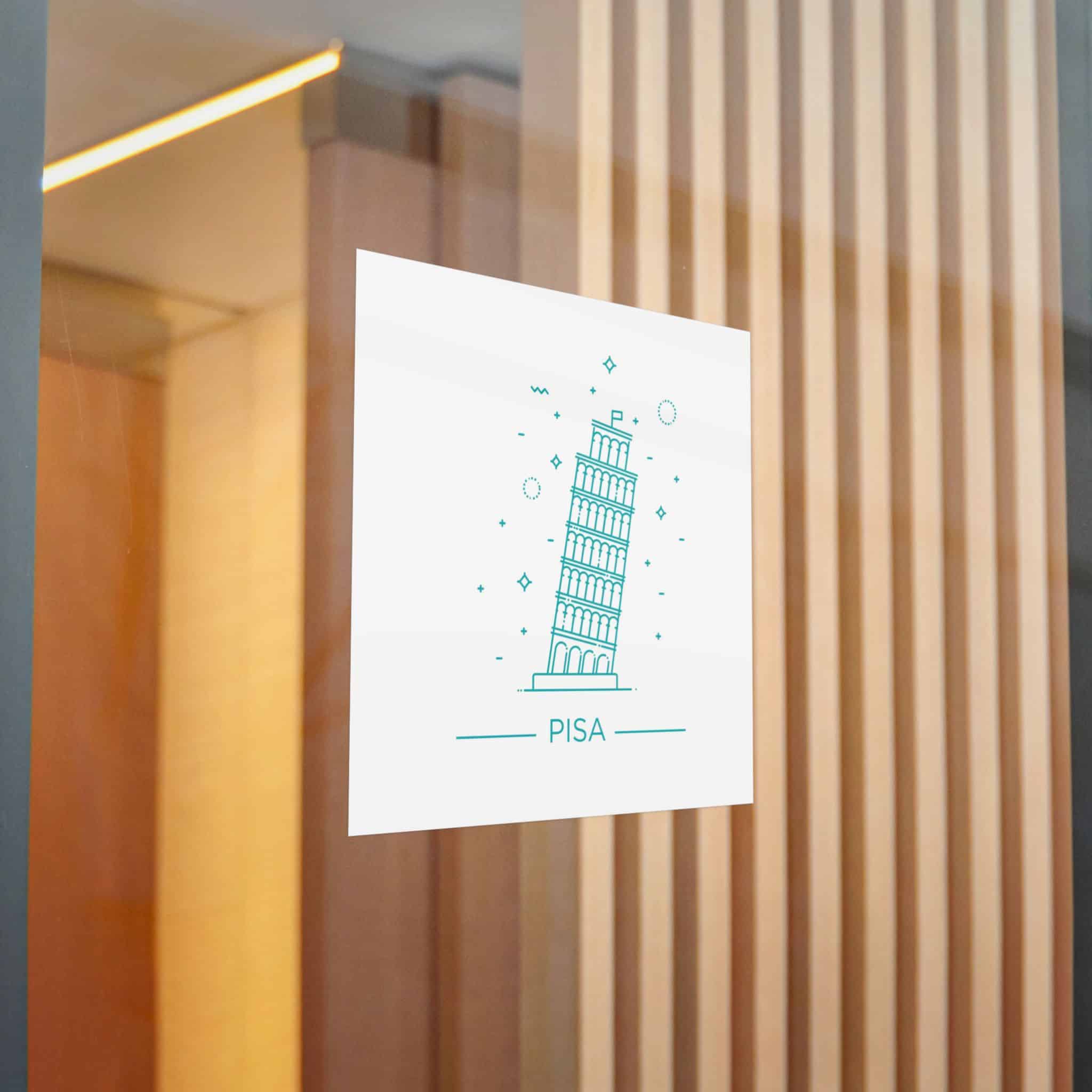 Pisa Die Cut Stickers Dtf - Image 20