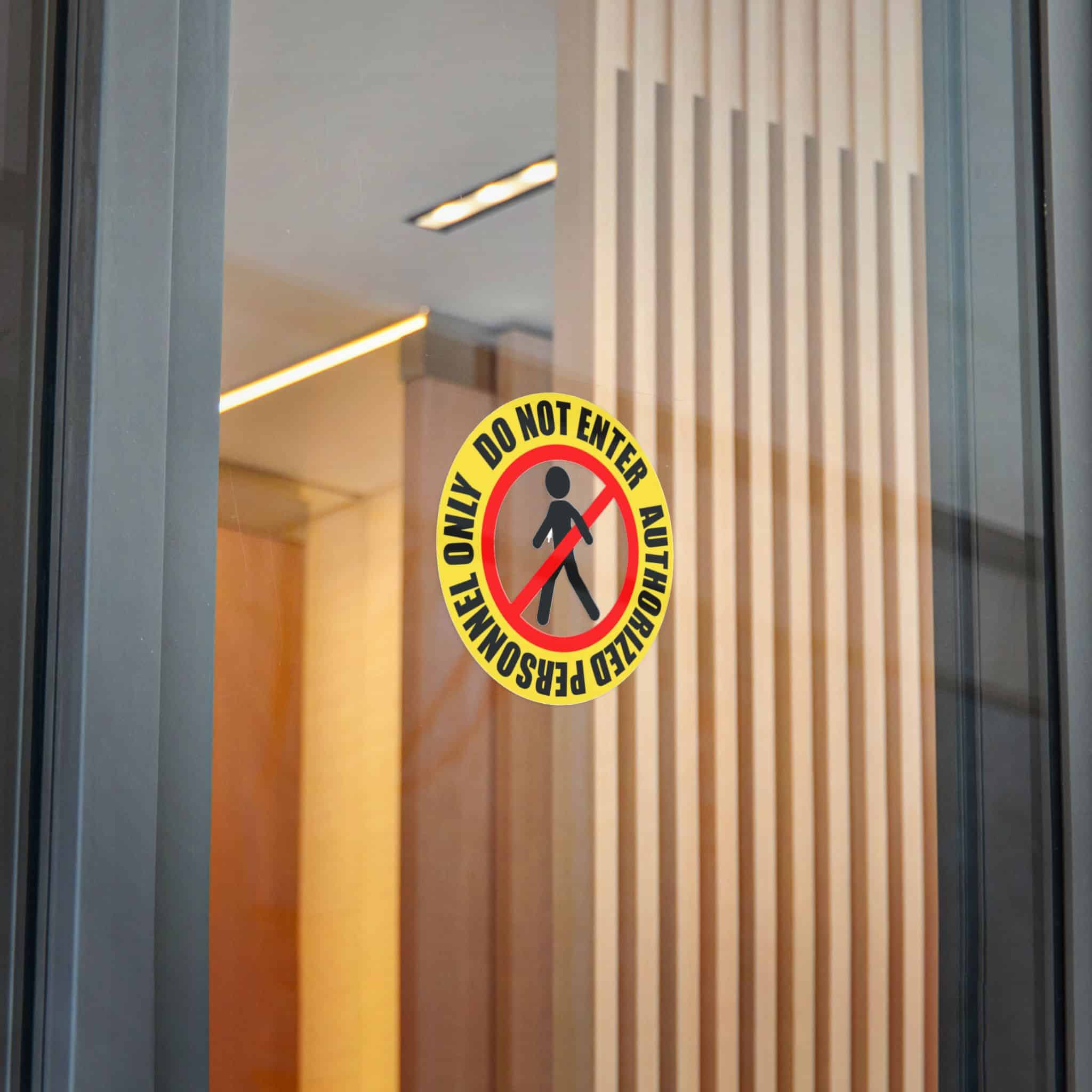 Personnel Only Die Cut Stickers Dtf - Image 24