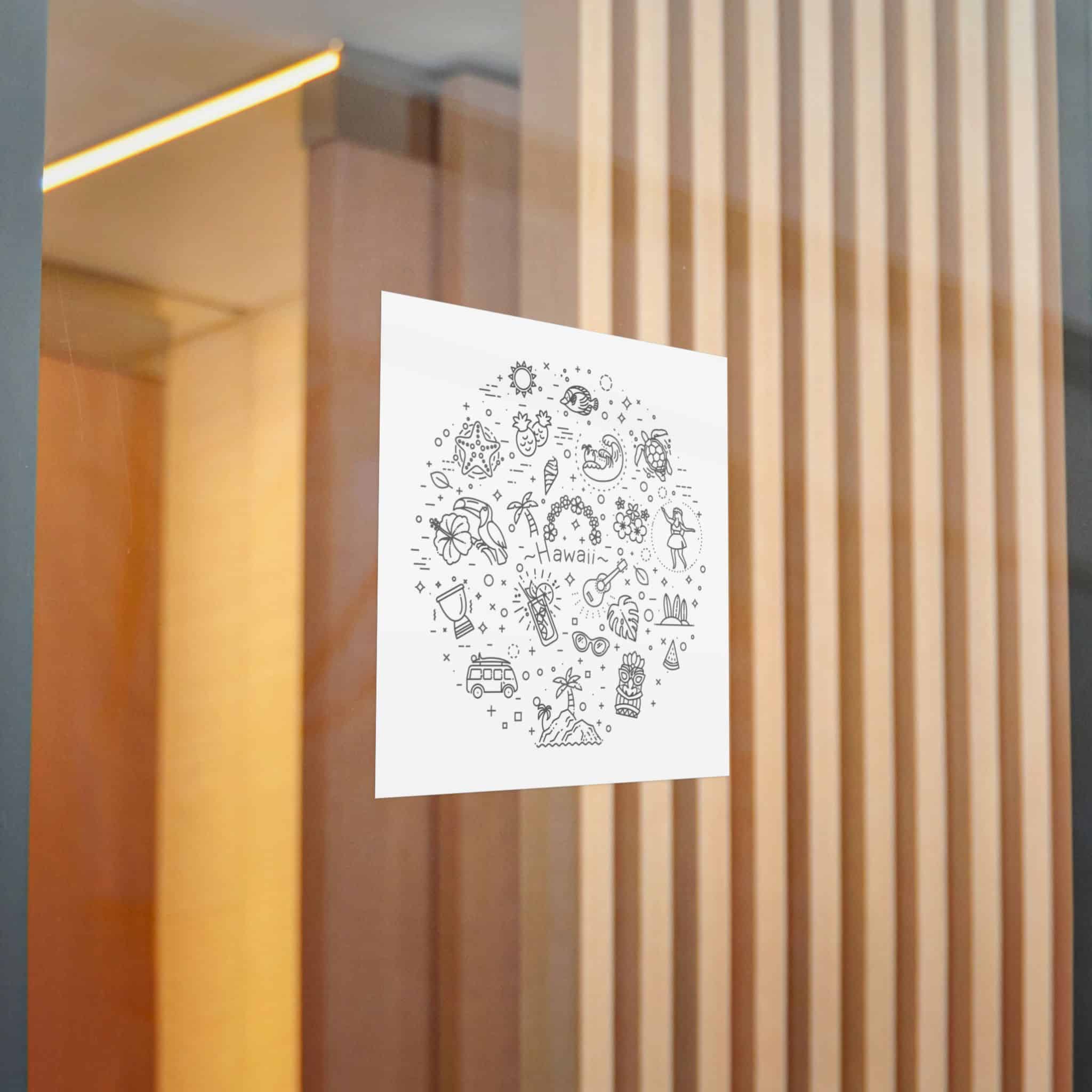 Hawaii Die Cut Stickers Dtf - Image 16