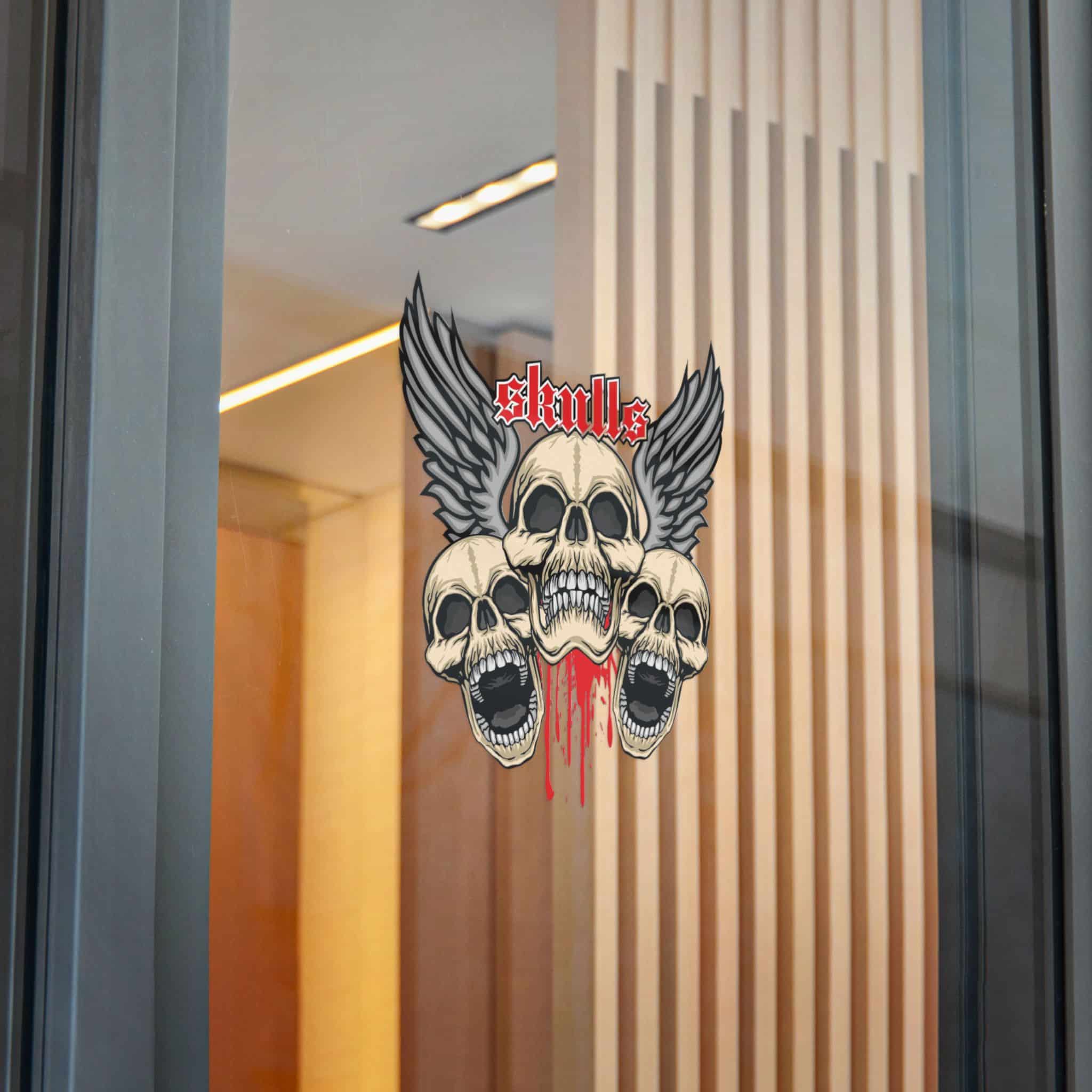 Gothic Sign With Skull Grunge Vintage Design T Shirts (17) Die Cut Stickers Dtf - Image 28