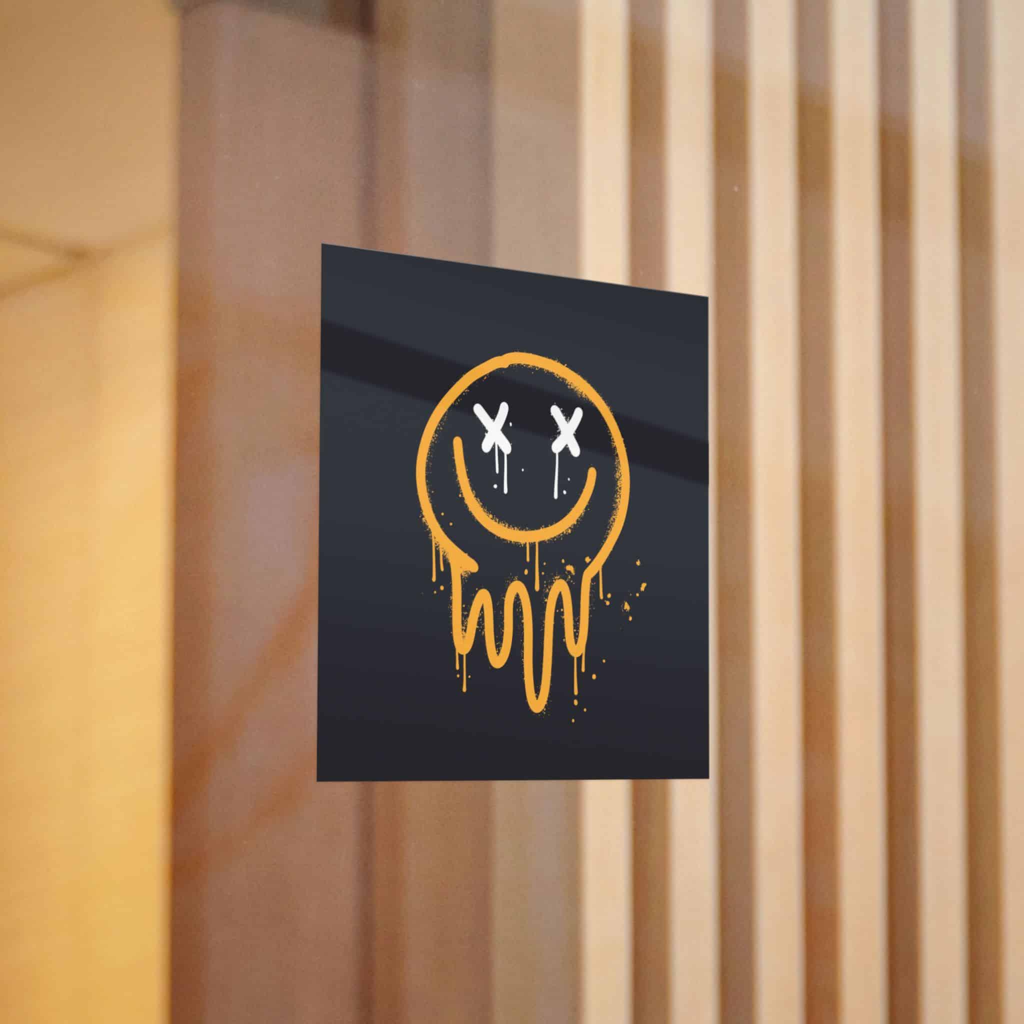 Smiling Die Cut Stickers Dtf - Image 6