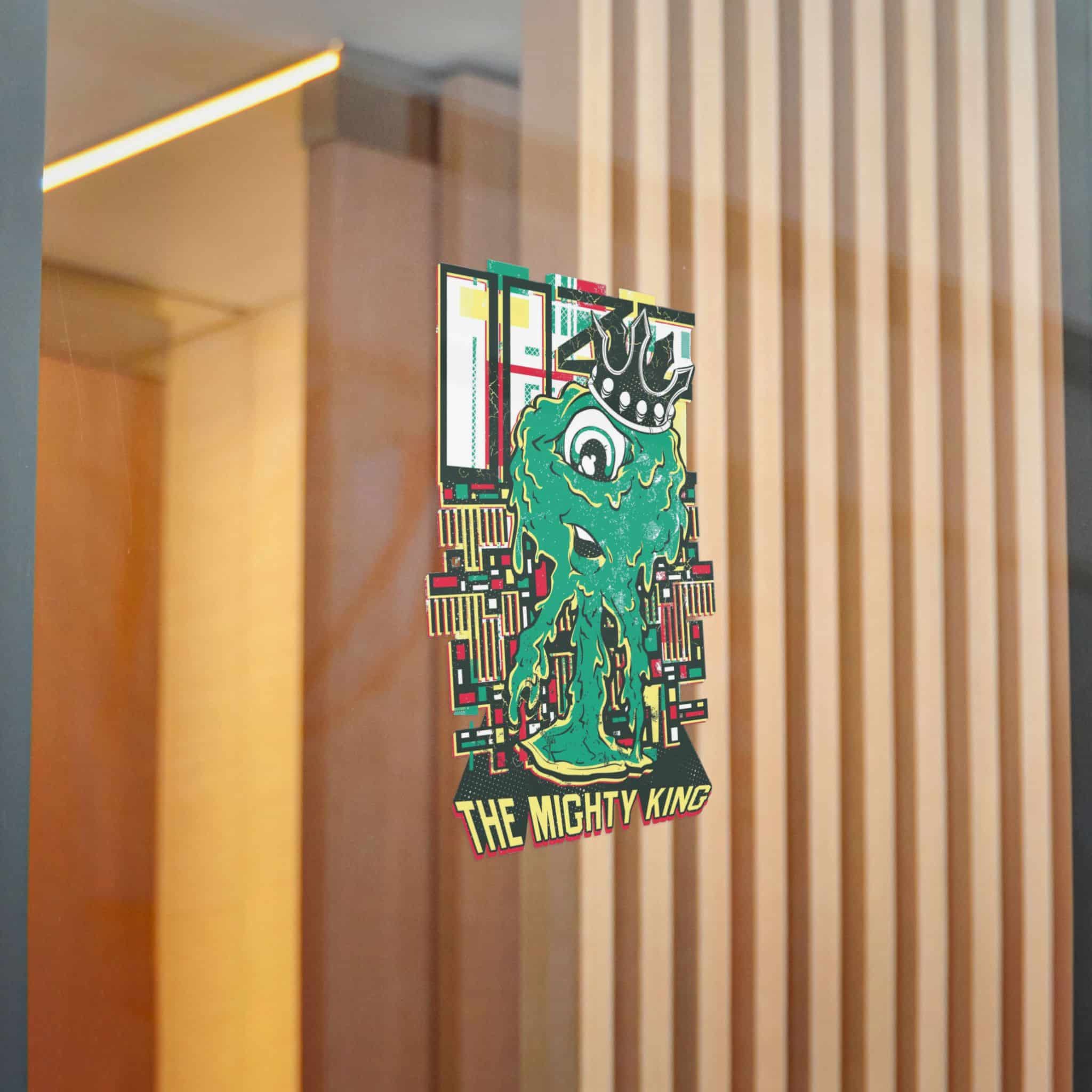 Cyclop Dripping Monster With Royal Crown Die Cut Stickers Dtf - Image 22